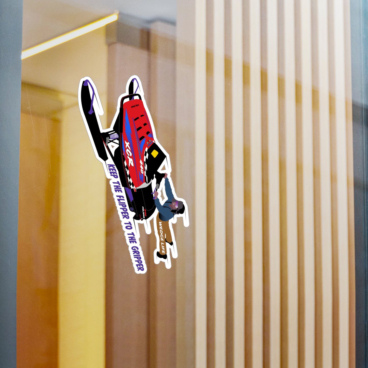 Flipper to The Gripper XCR 440 Kiss-Cut Vinyl Decals