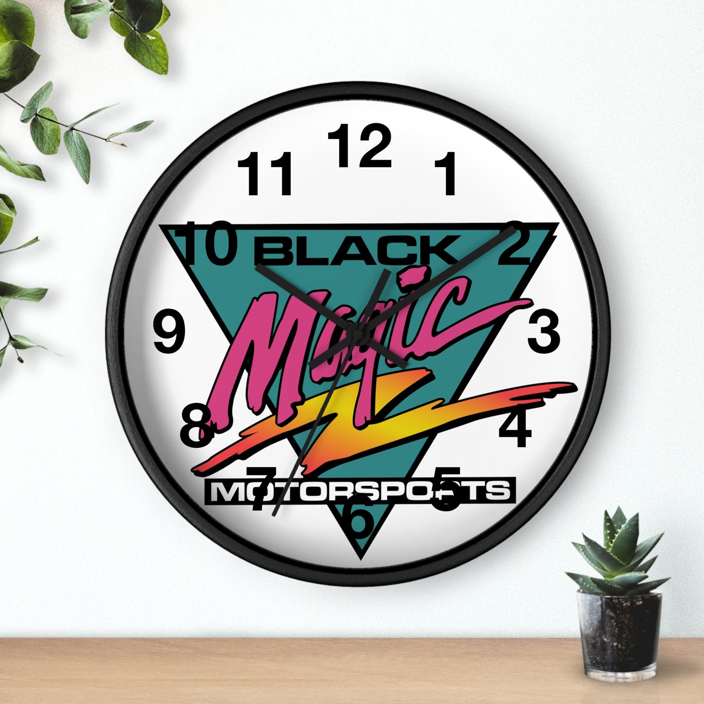 Black Magic Wall Clock