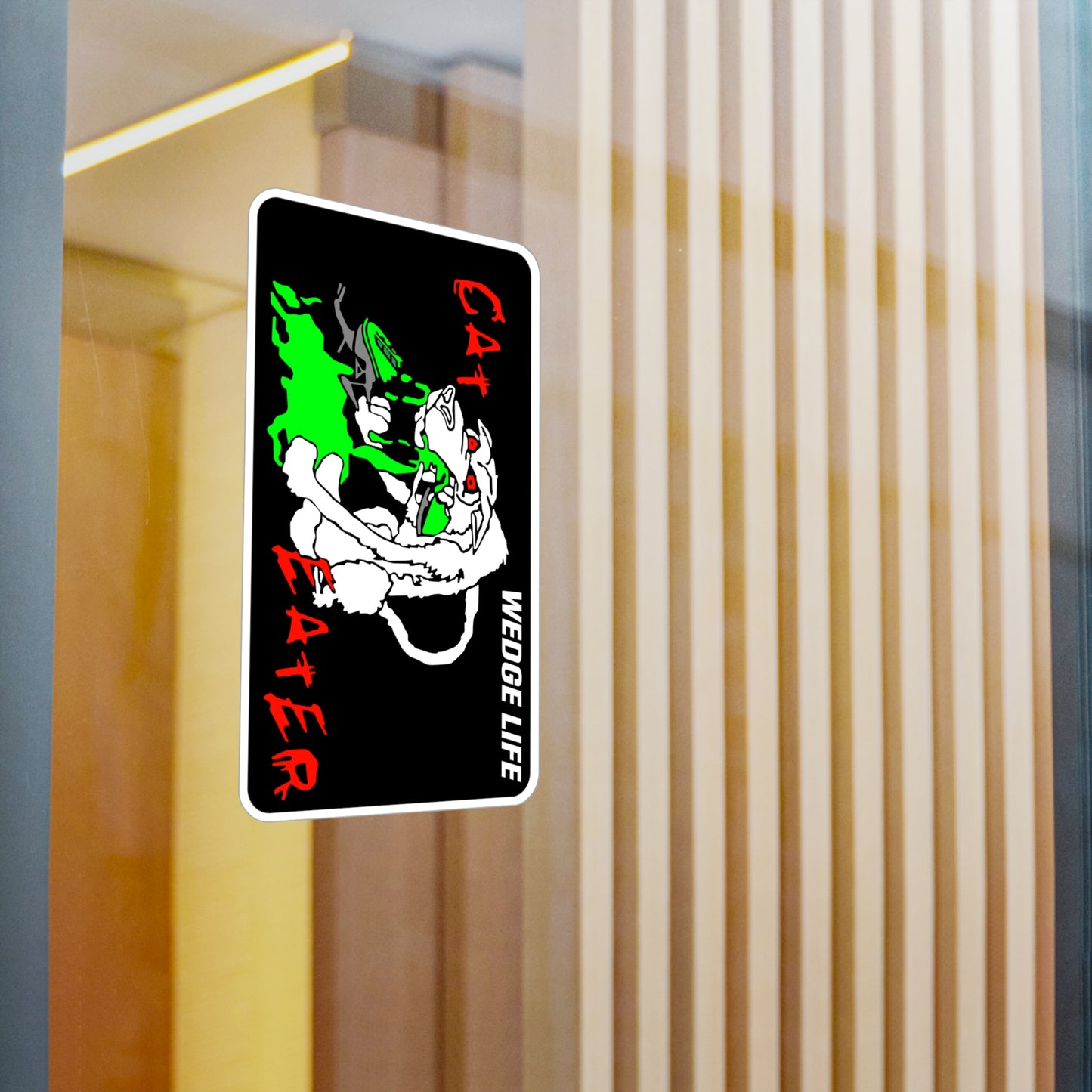 Cat Eater Kiss-Cut Vinyl Decals