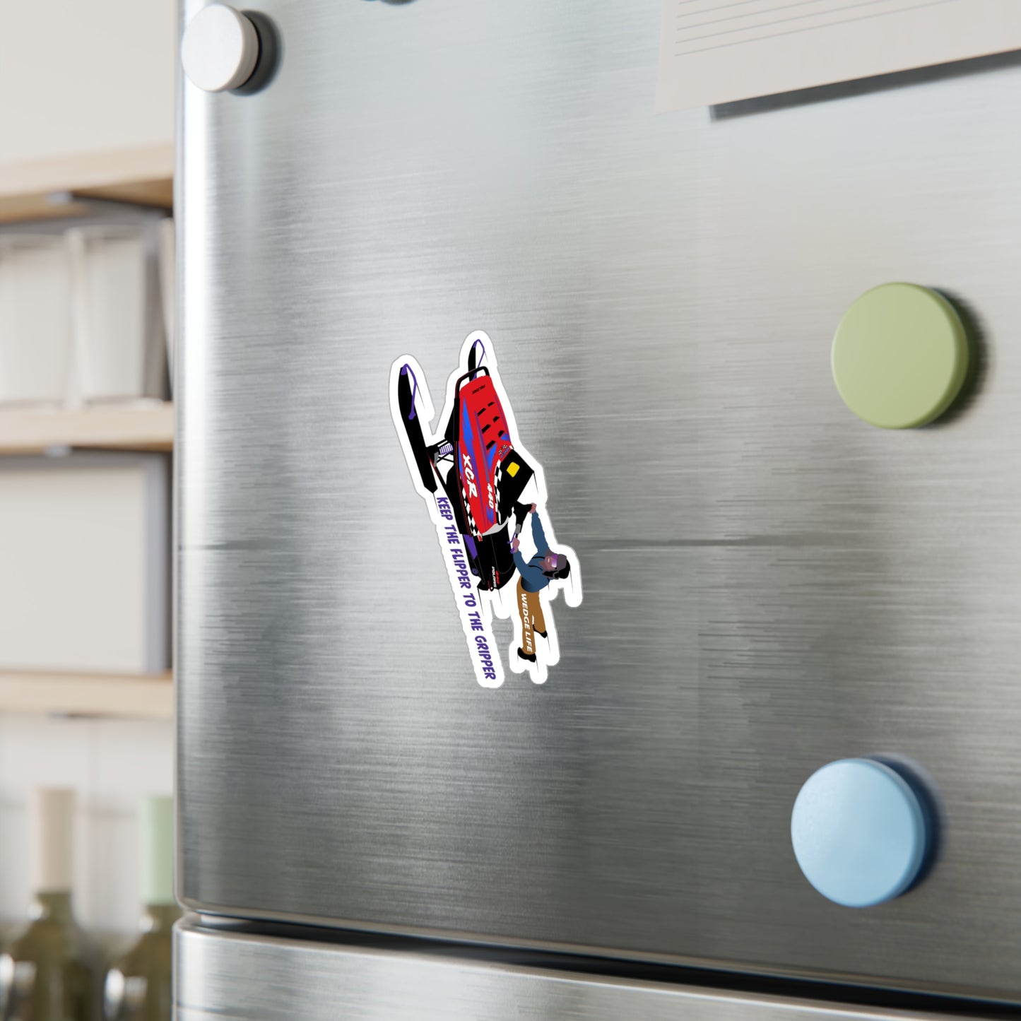 Flipper to The Gripper XCR 440 Kiss-Cut Vinyl Decals