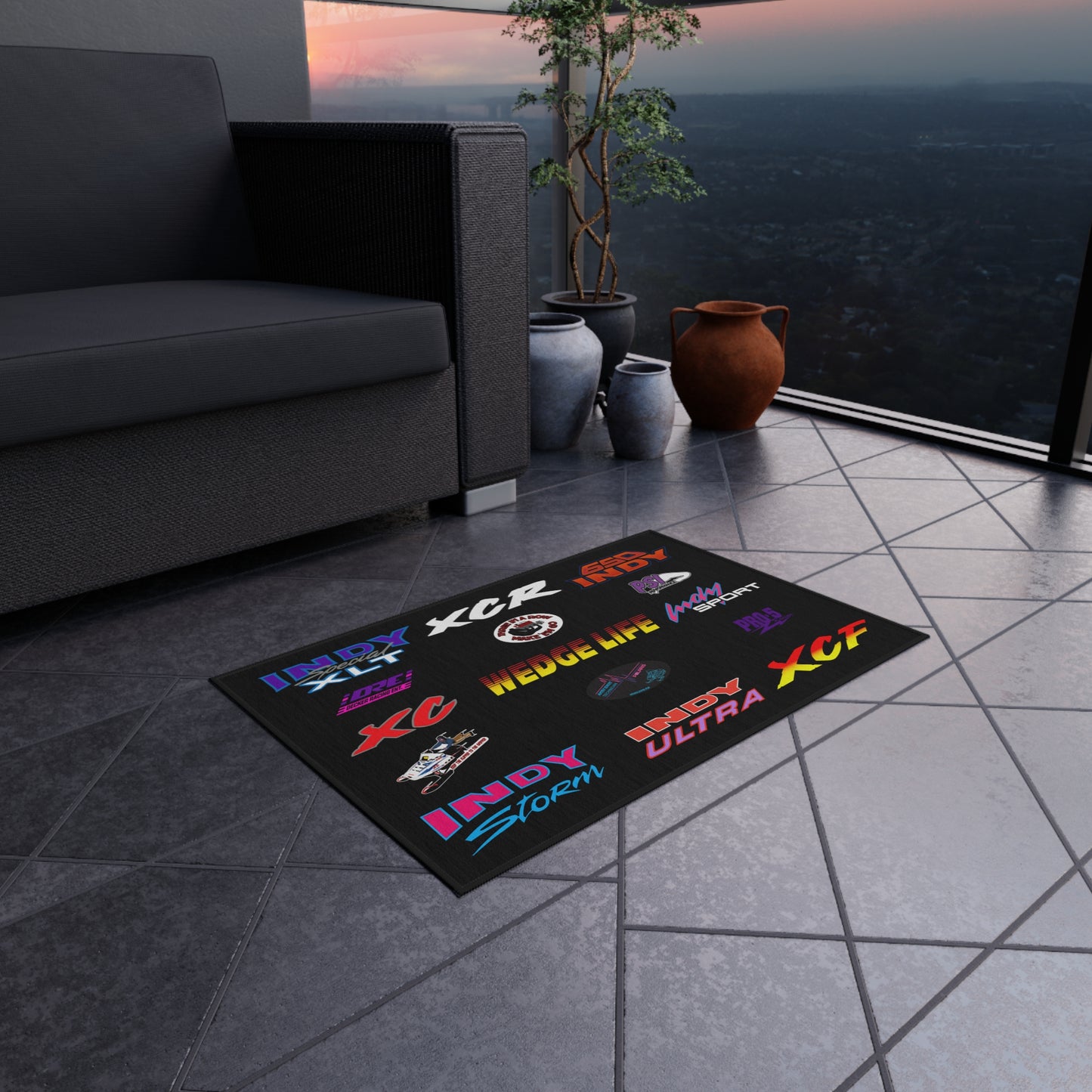Wedge Life Logo Shop Rug