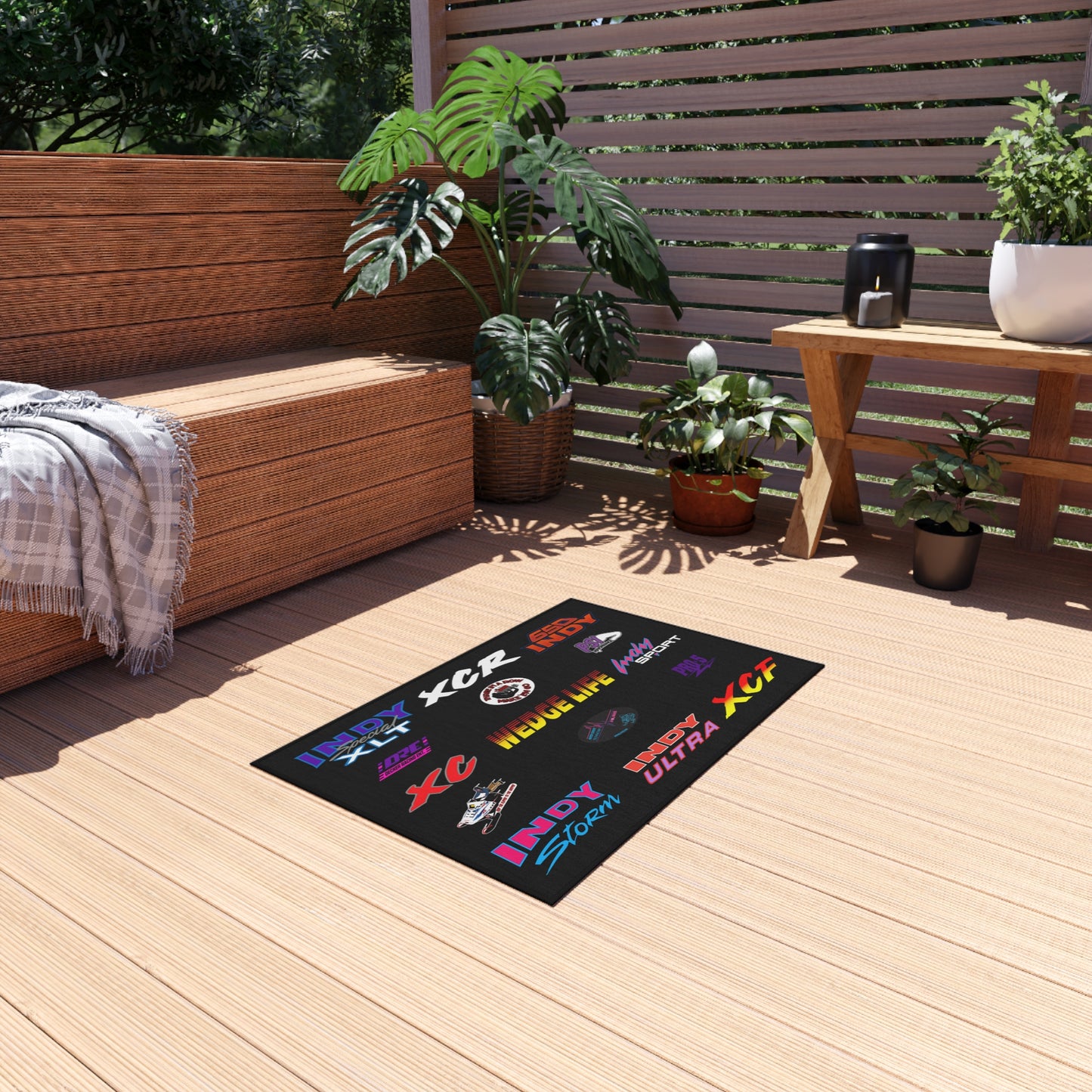Wedge Life Logo Shop Rug
