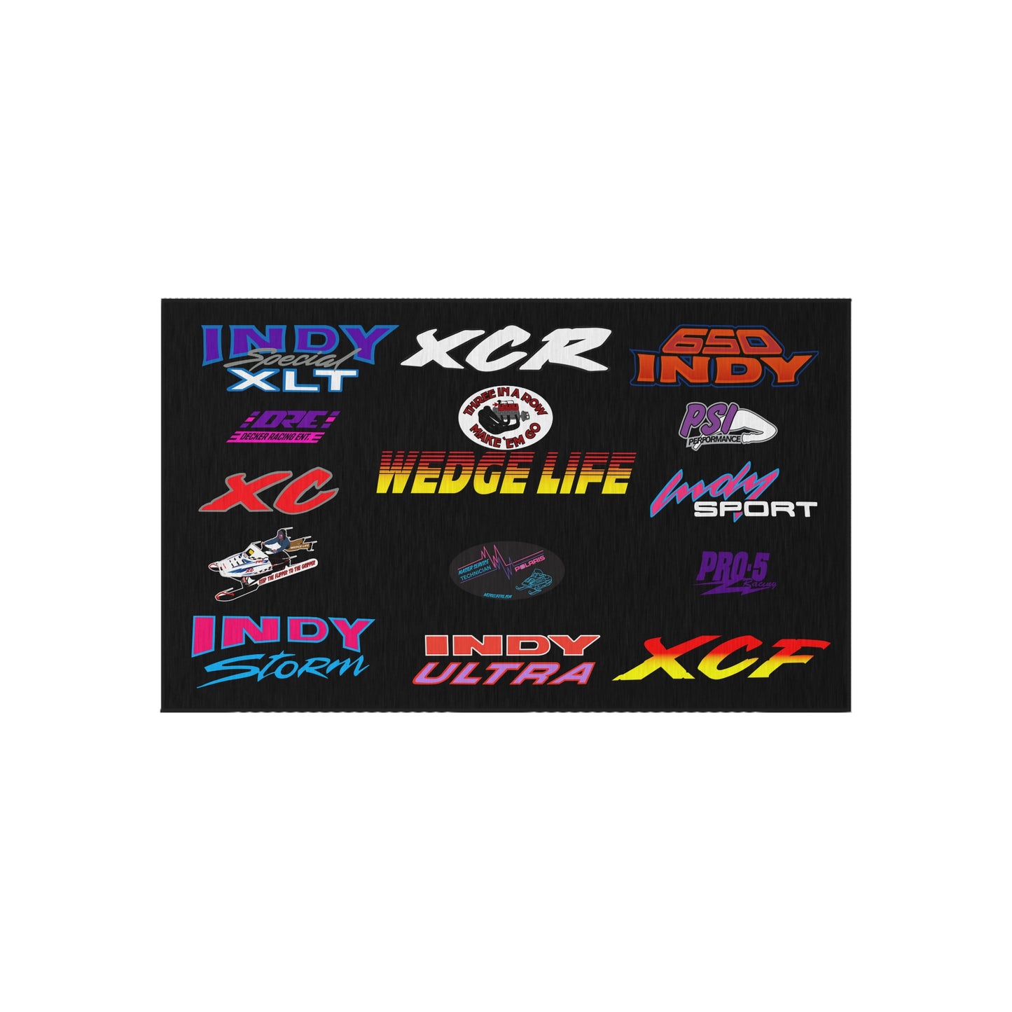 Wedge Life Logo Shop Rug