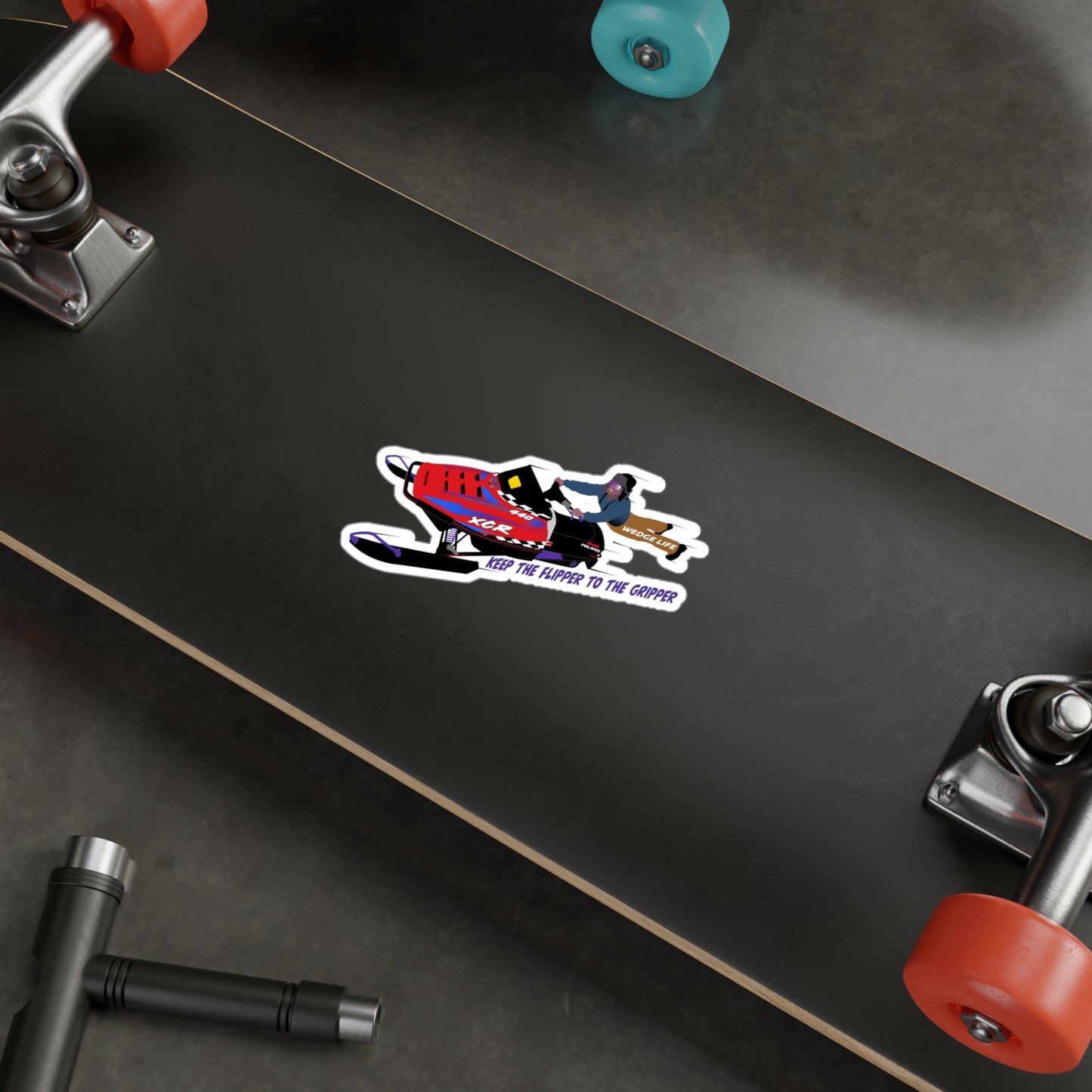 Flipper to The Gripper XCR 440 Kiss-Cut Vinyl Decals