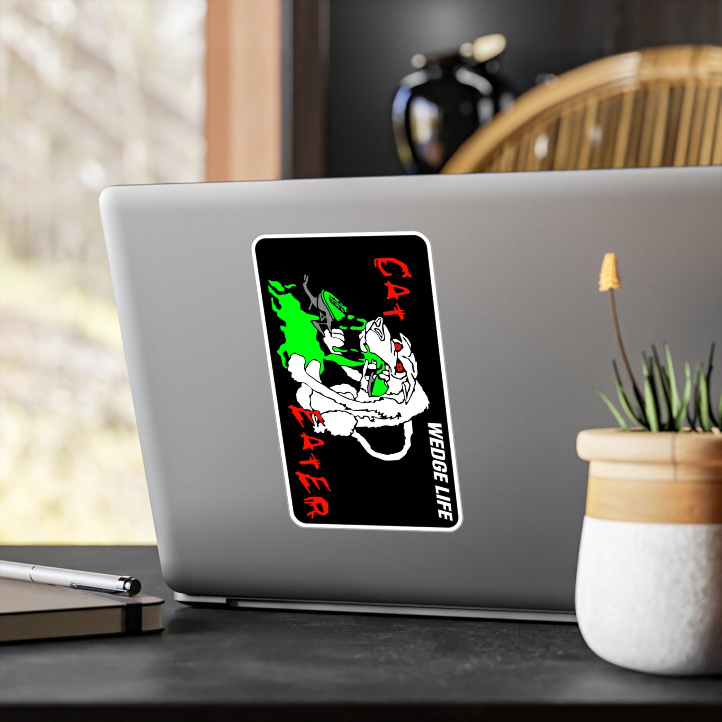 Cat Eater Kiss-Cut Vinyl Decals