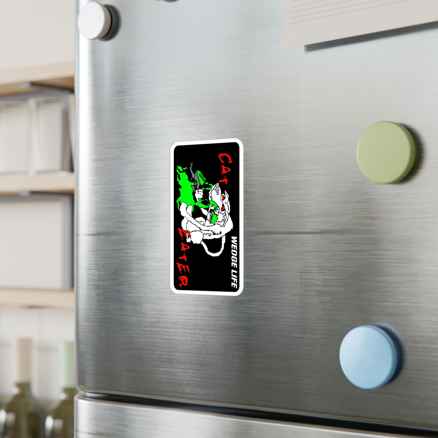 Cat Eater Kiss-Cut Vinyl Decals