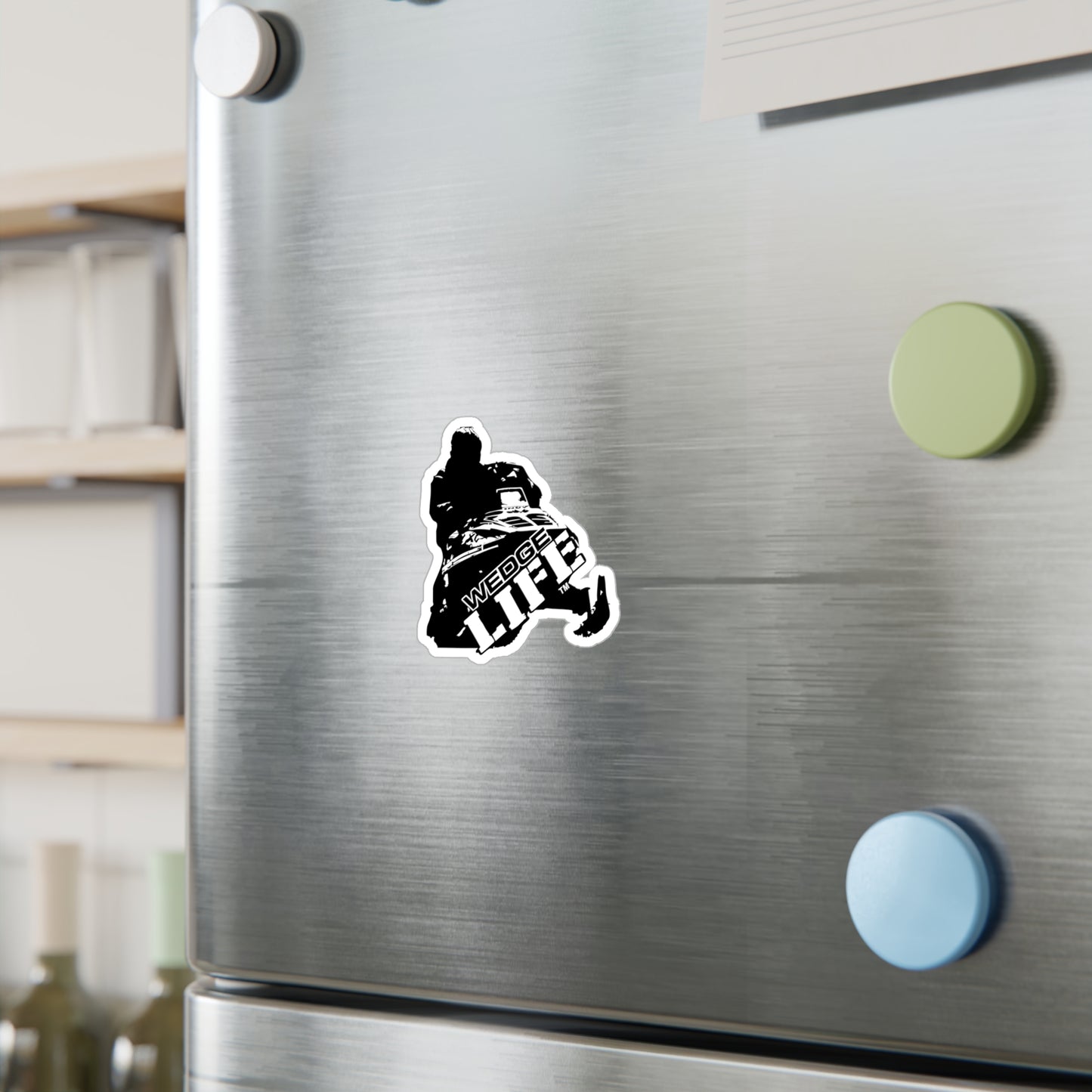 Wedge Life Original Logo Kiss-Cut Vinyl Decals