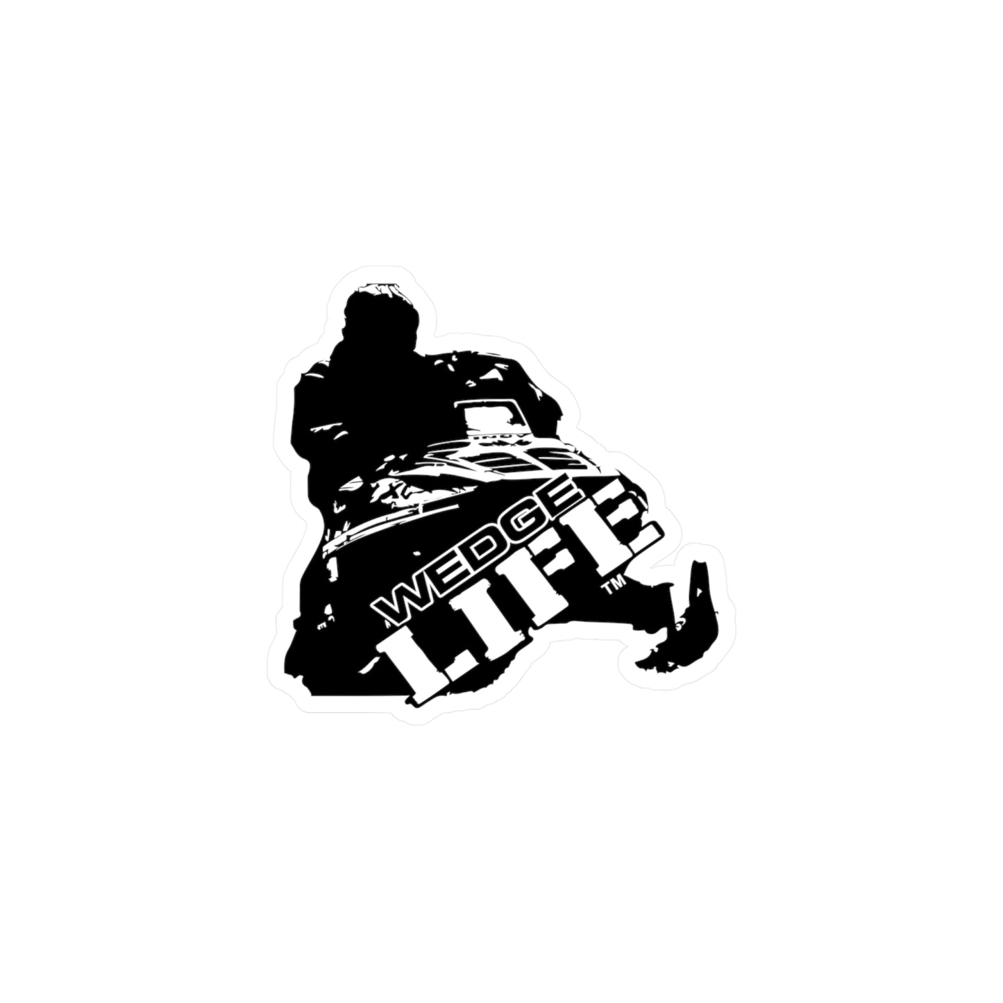 Wedge Life Original Logo Kiss-Cut Vinyl Decals