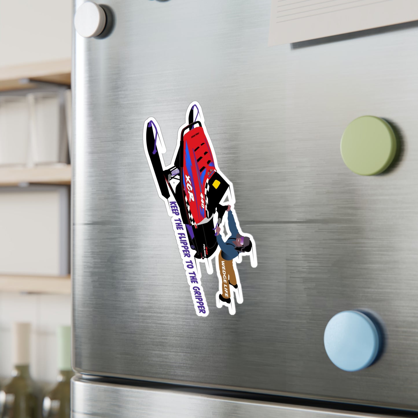 Flipper to The Gripper XCR 440 Kiss-Cut Vinyl Decals