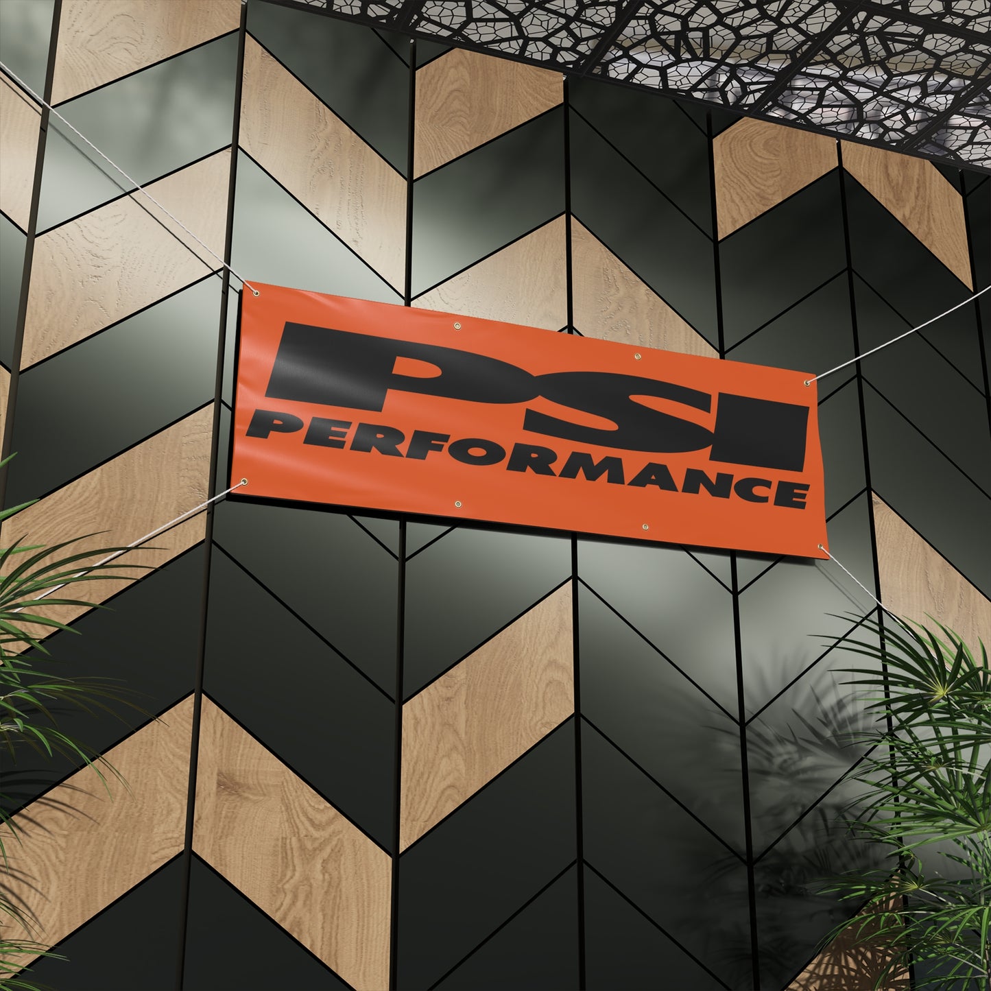 PSI Black/Orange Matte Banner