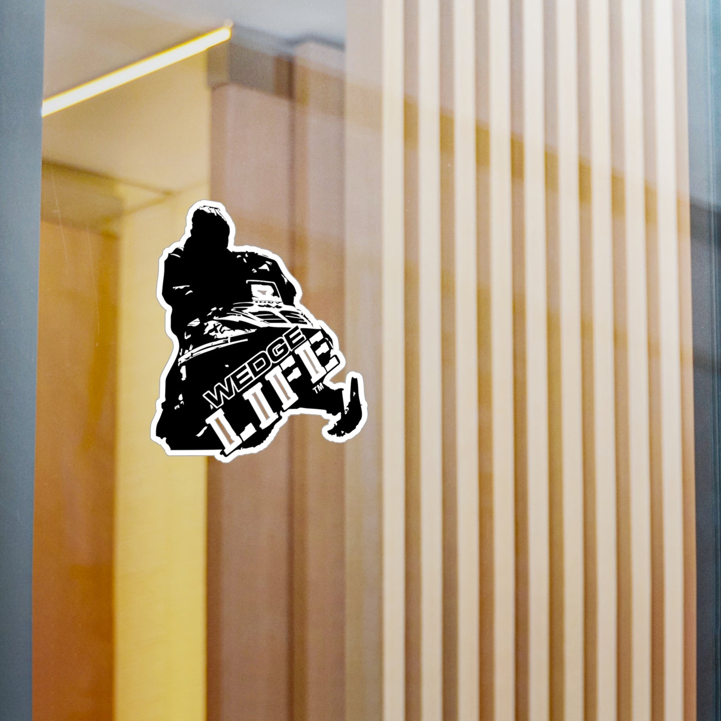 Wedge Life Original Logo Kiss-Cut Vinyl Decals