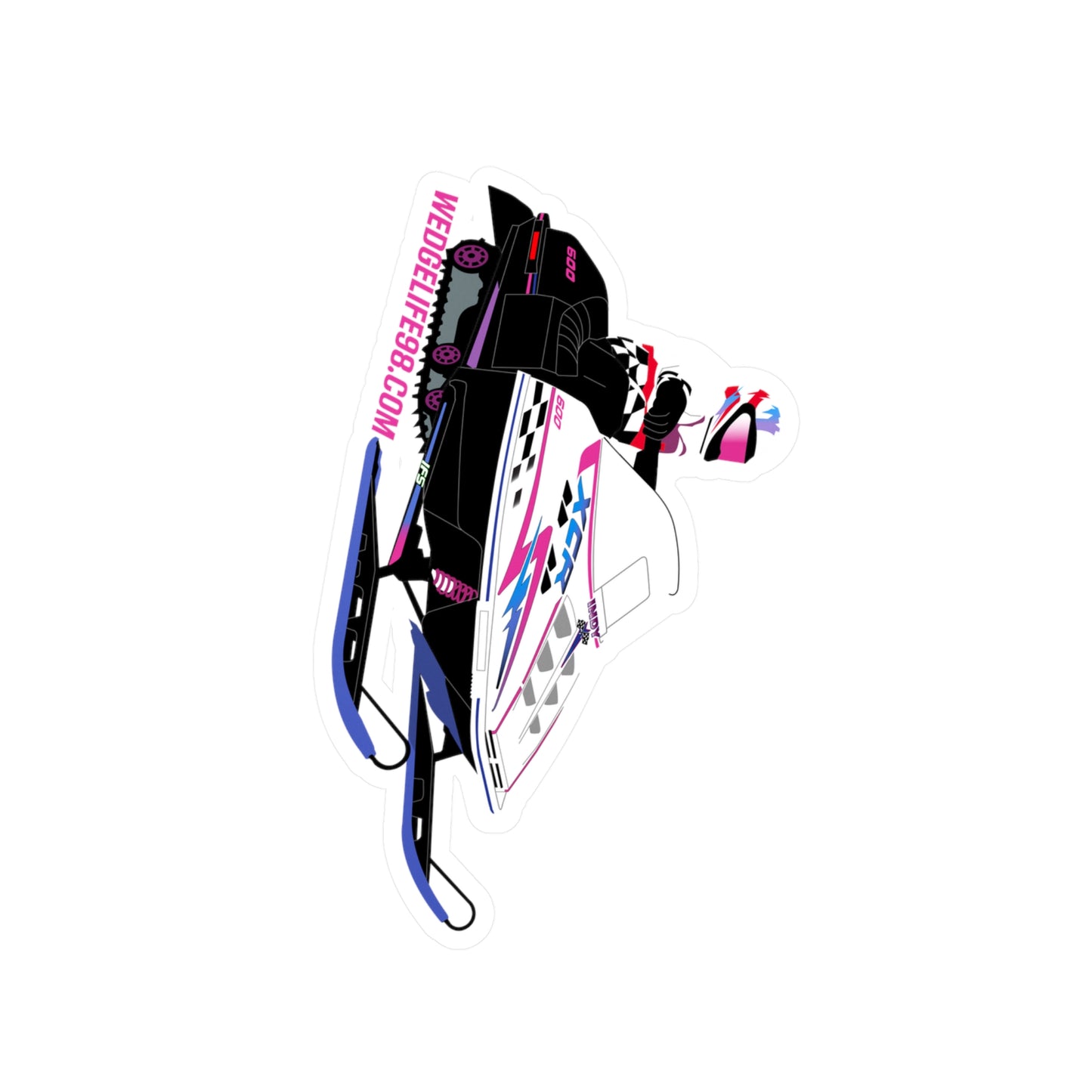1996 XCR 600 Kiss-Cut Vinyl Decals
