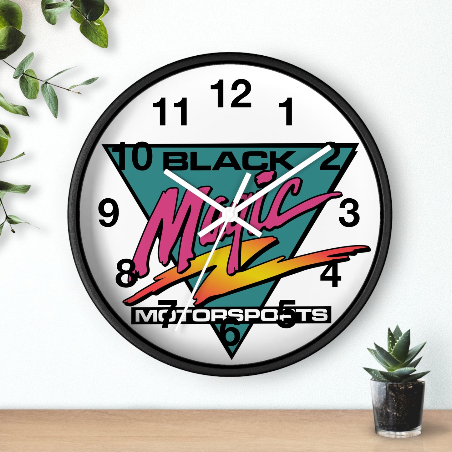 Black Magic Wall Clock