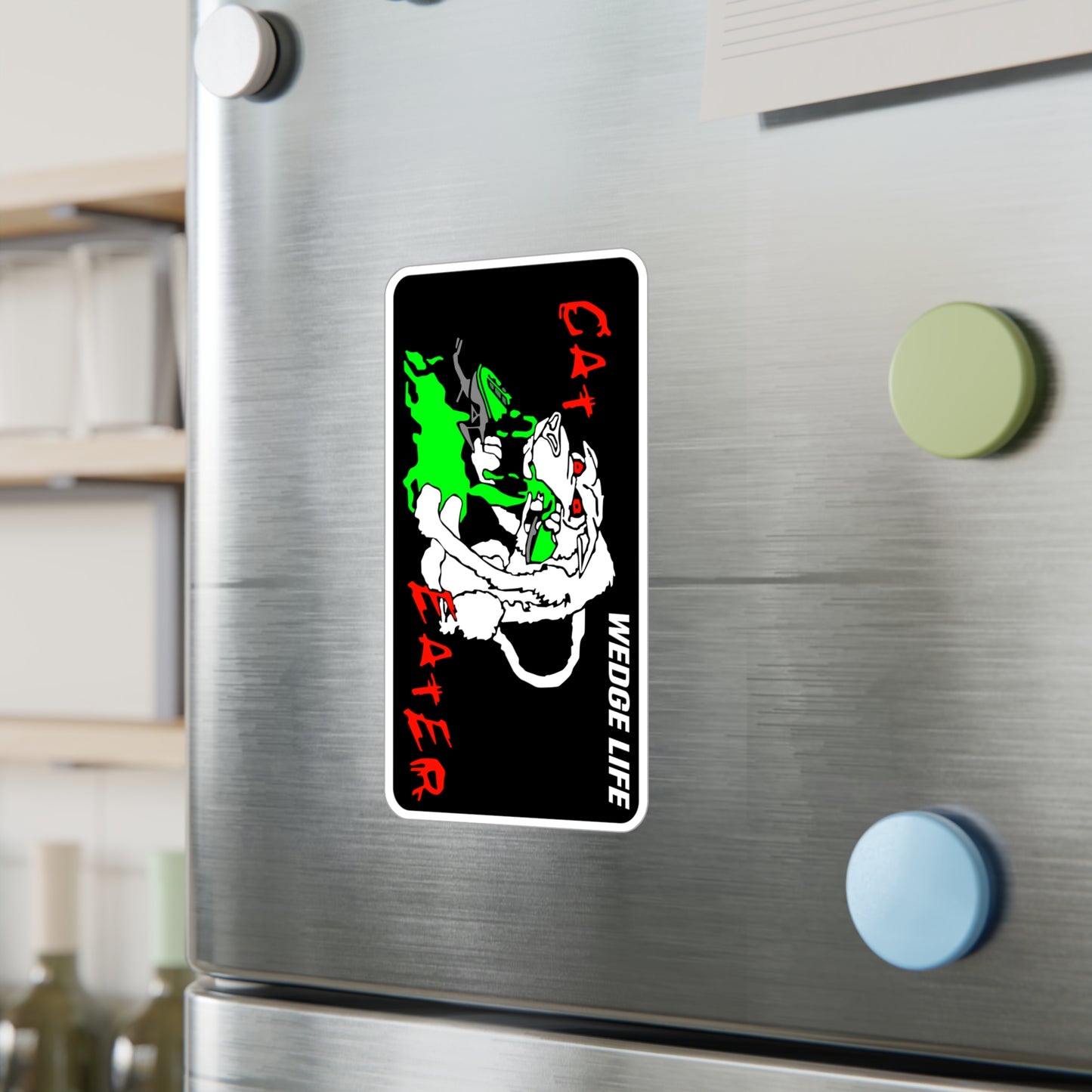 Cat Eater Kiss-Cut Vinyl Decals