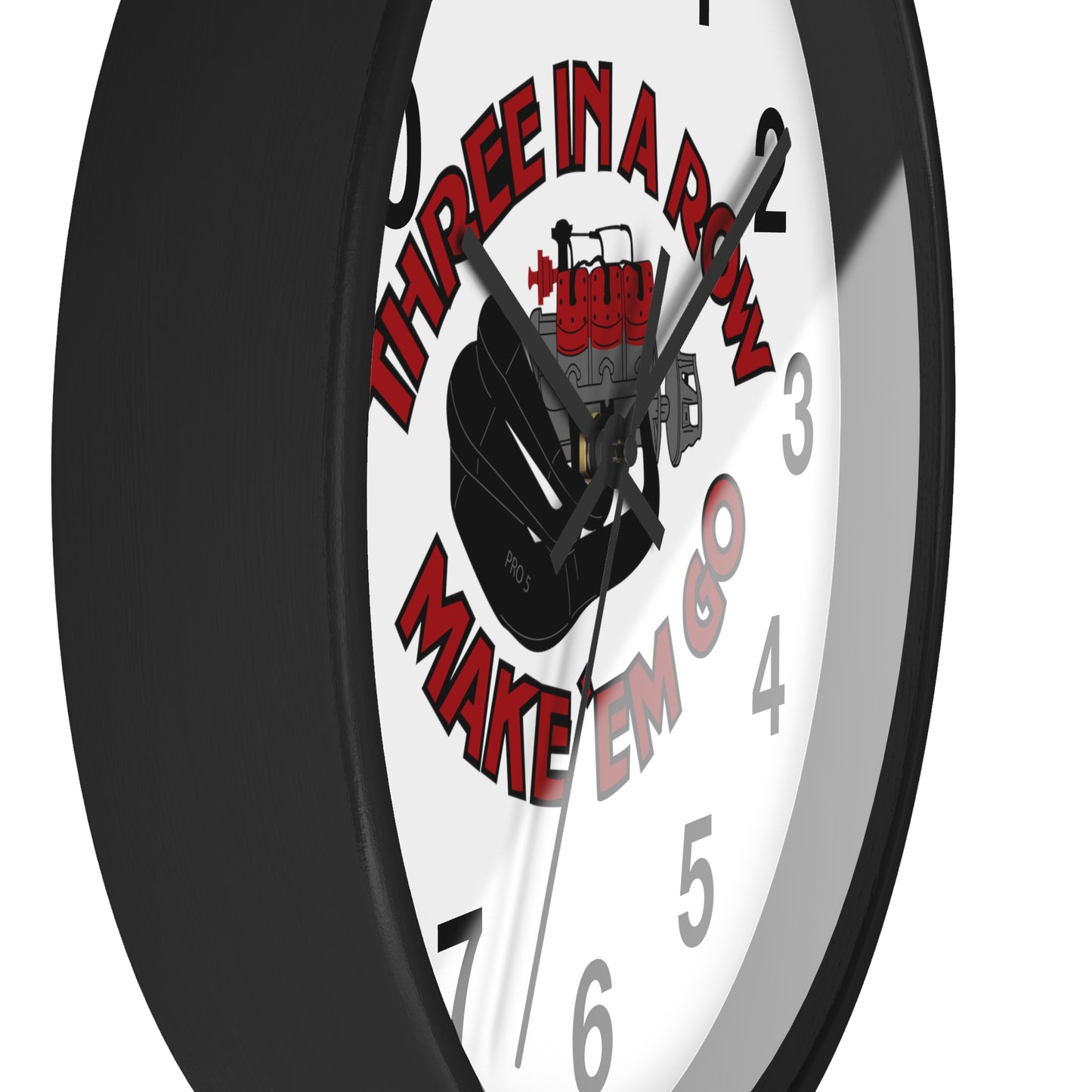 3 in a row Wall Clock