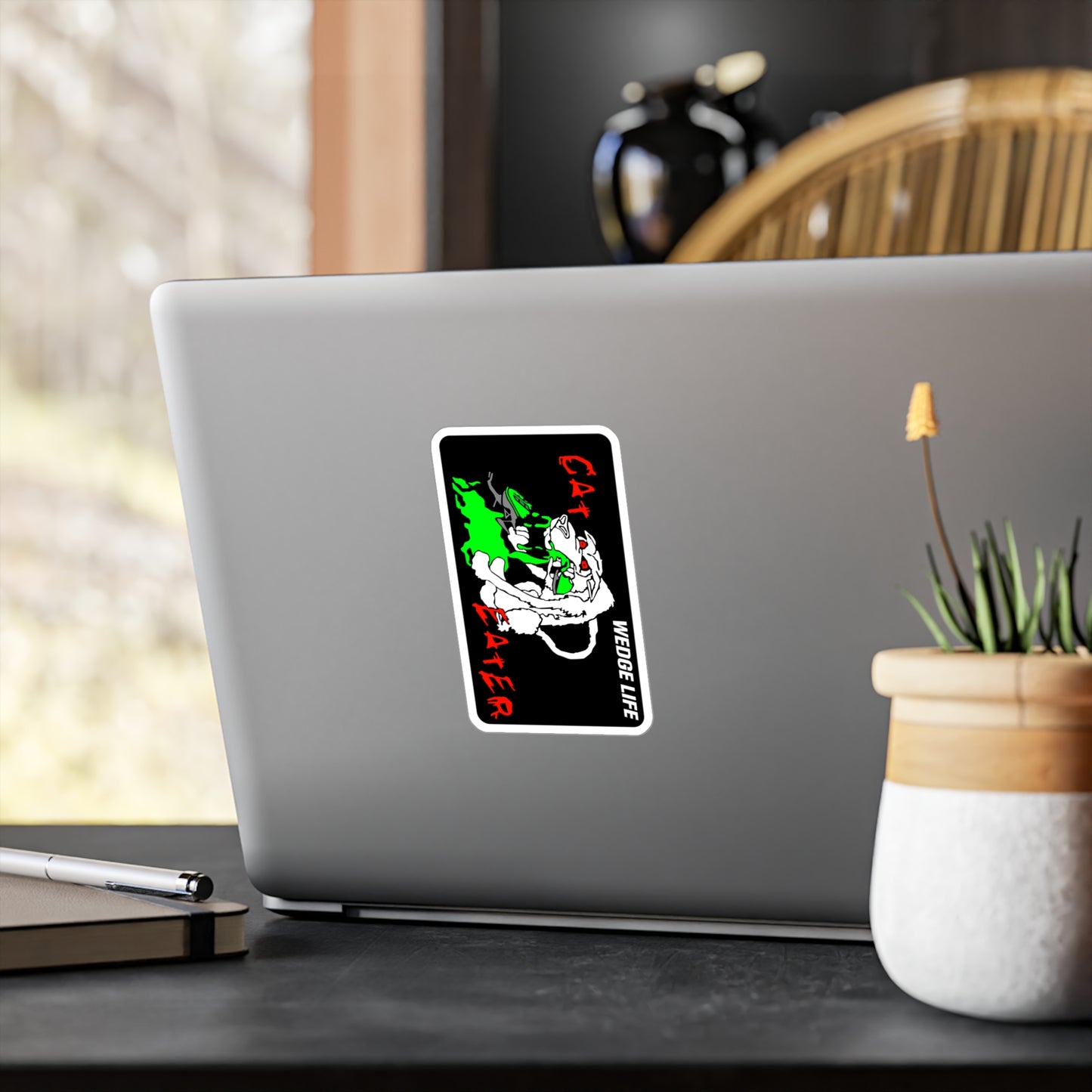 Cat Eater Kiss-Cut Vinyl Decals