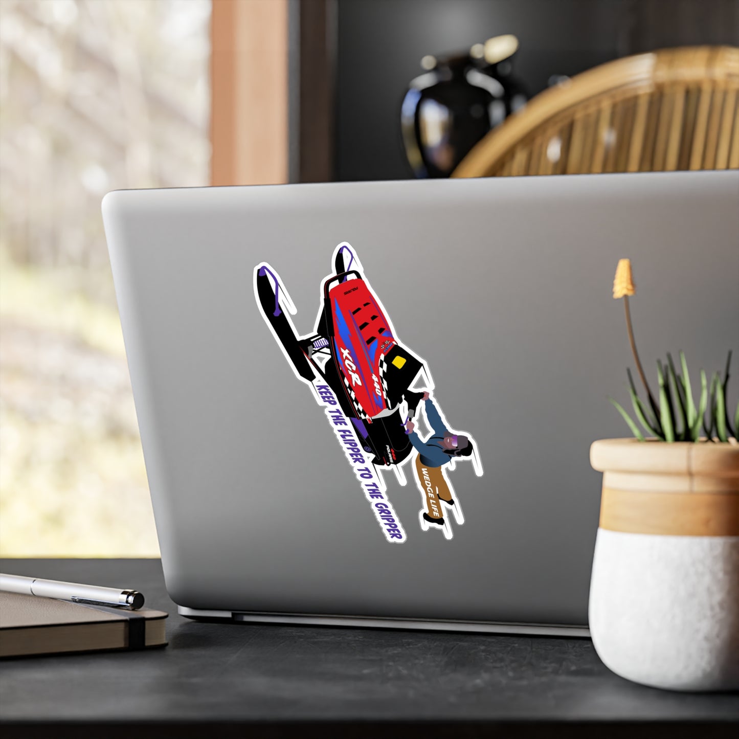 Flipper to The Gripper XCR 440 Kiss-Cut Vinyl Decals