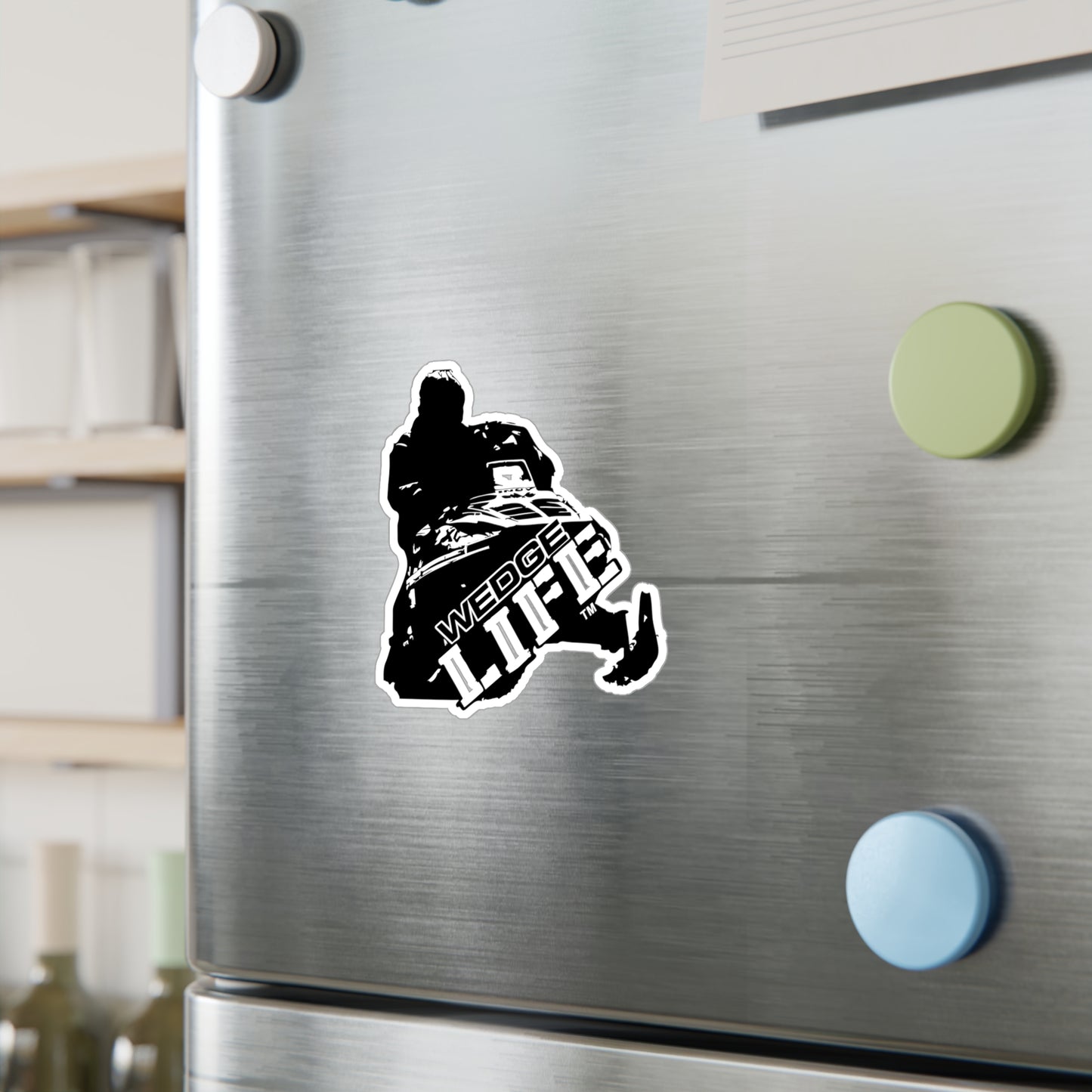 Wedge Life Original Logo Kiss-Cut Vinyl Decals