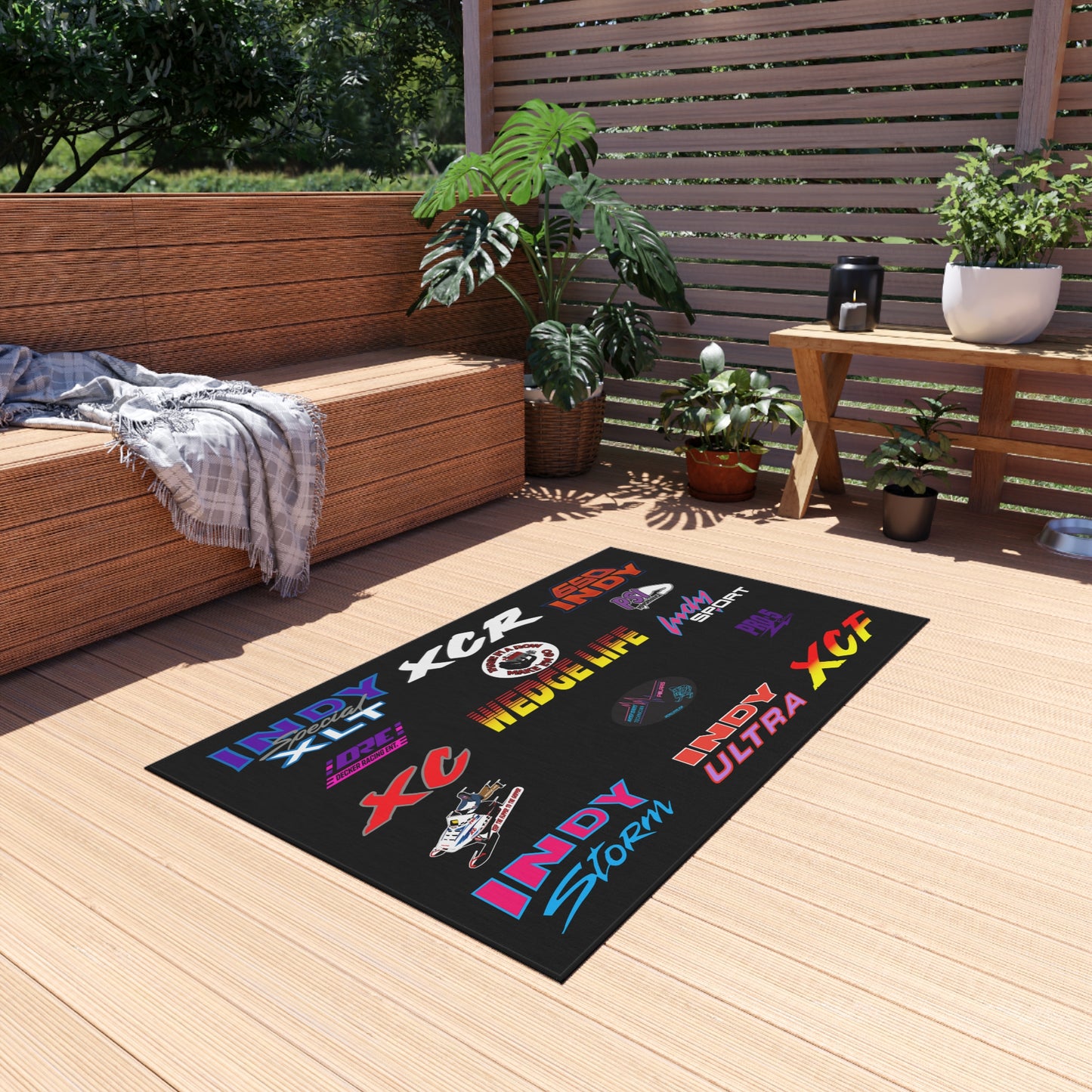 Wedge Life Logo Shop Rug