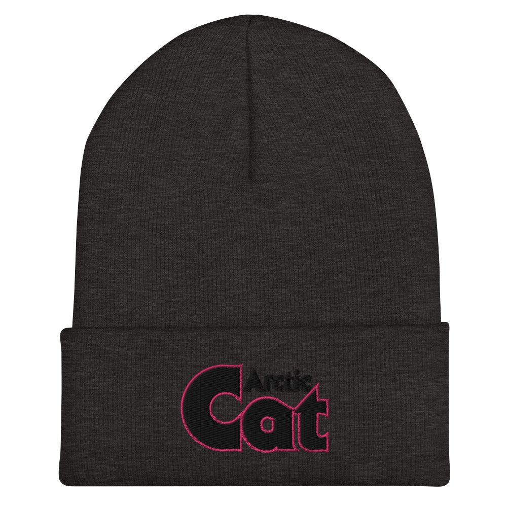 Vintage Arctic Cat Cuffed Beanie