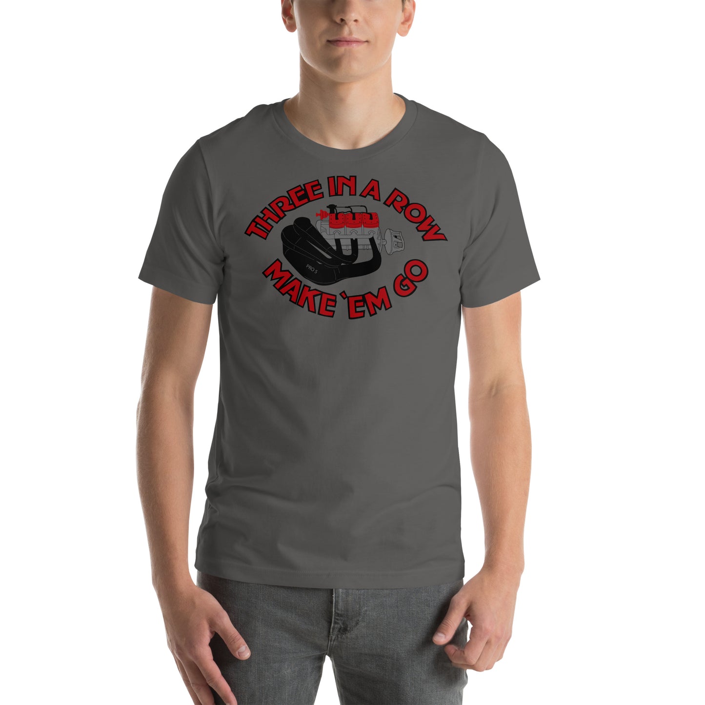 Three in a Row Unisex t-shirt