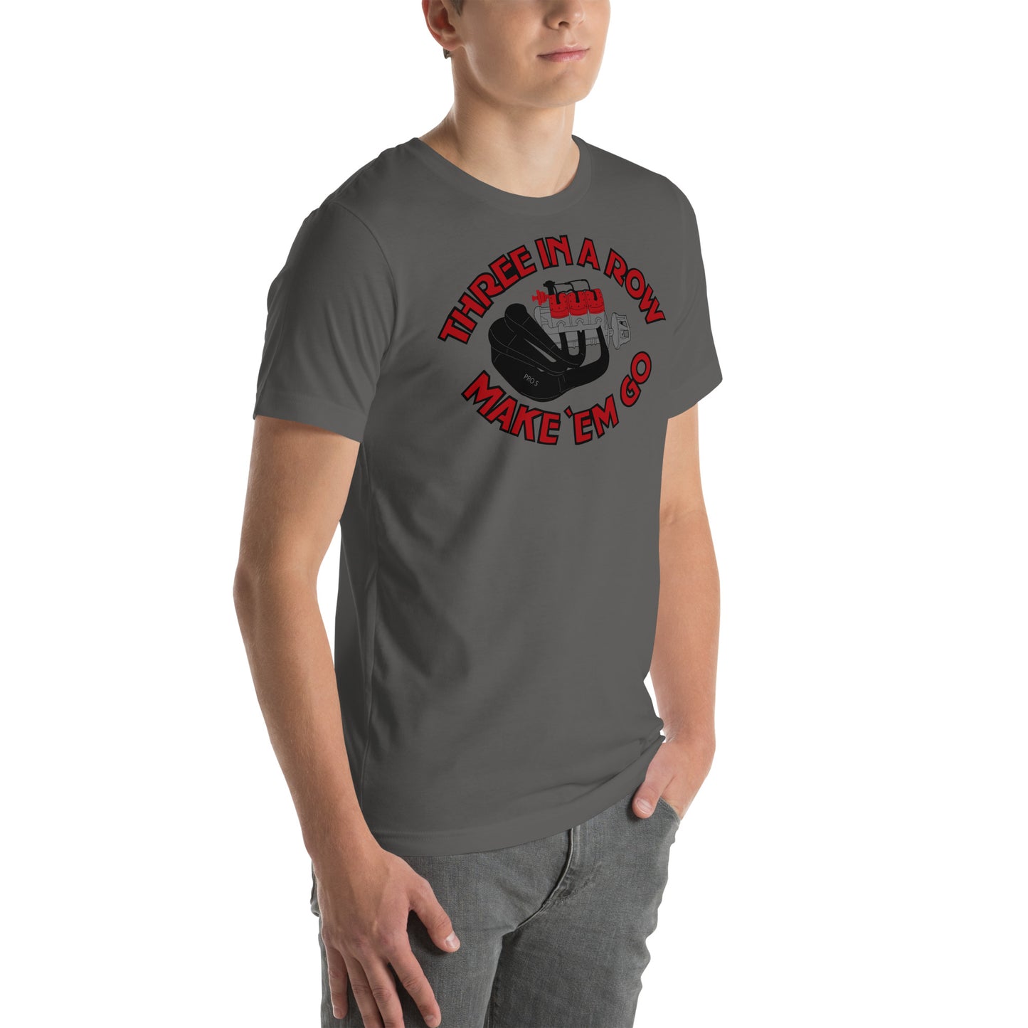 Three in a Row Unisex t-shirt