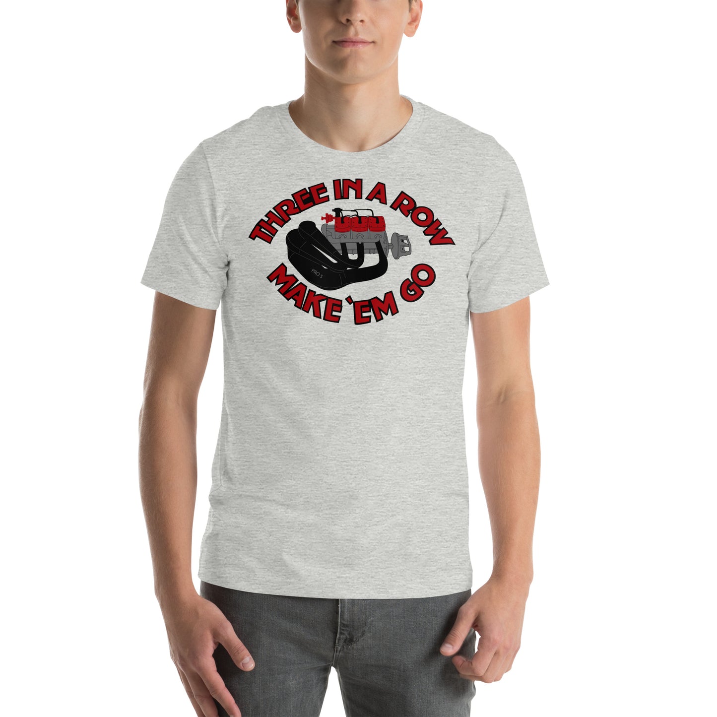 Three in a Row Unisex t-shirt