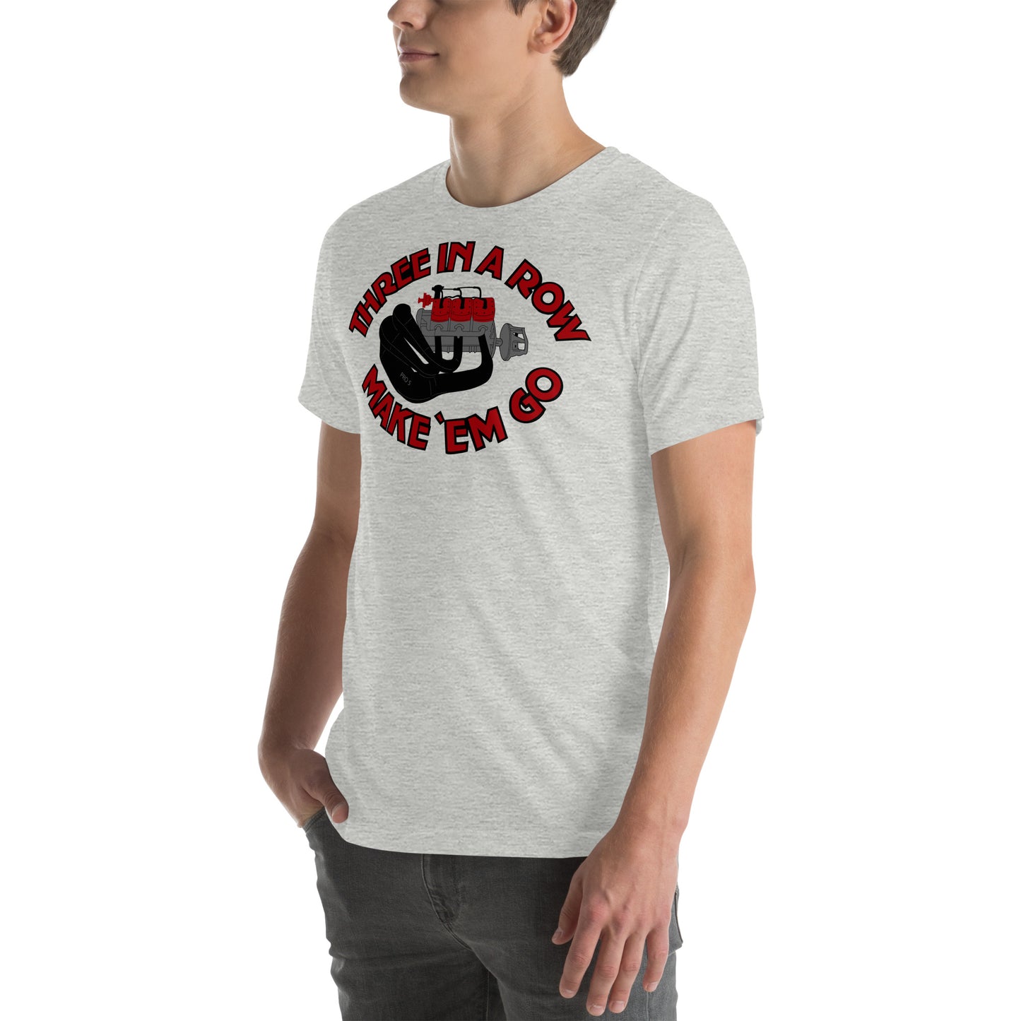 Three in a Row Unisex t-shirt