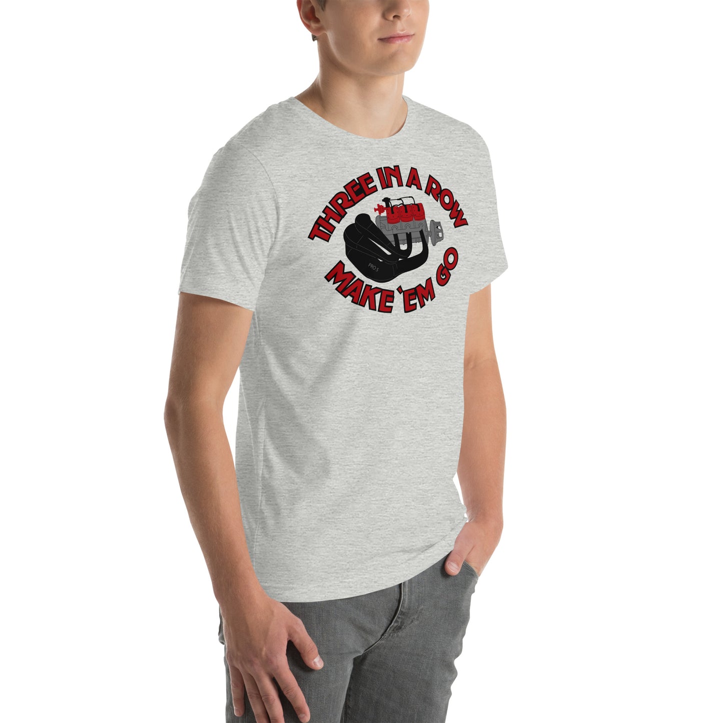 Three in a Row Unisex t-shirt