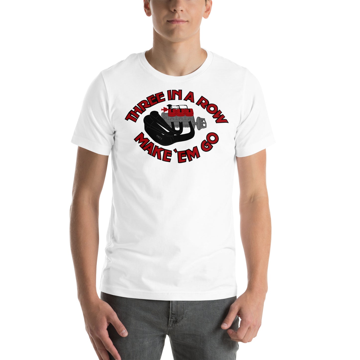 Three in a Row Unisex t-shirt