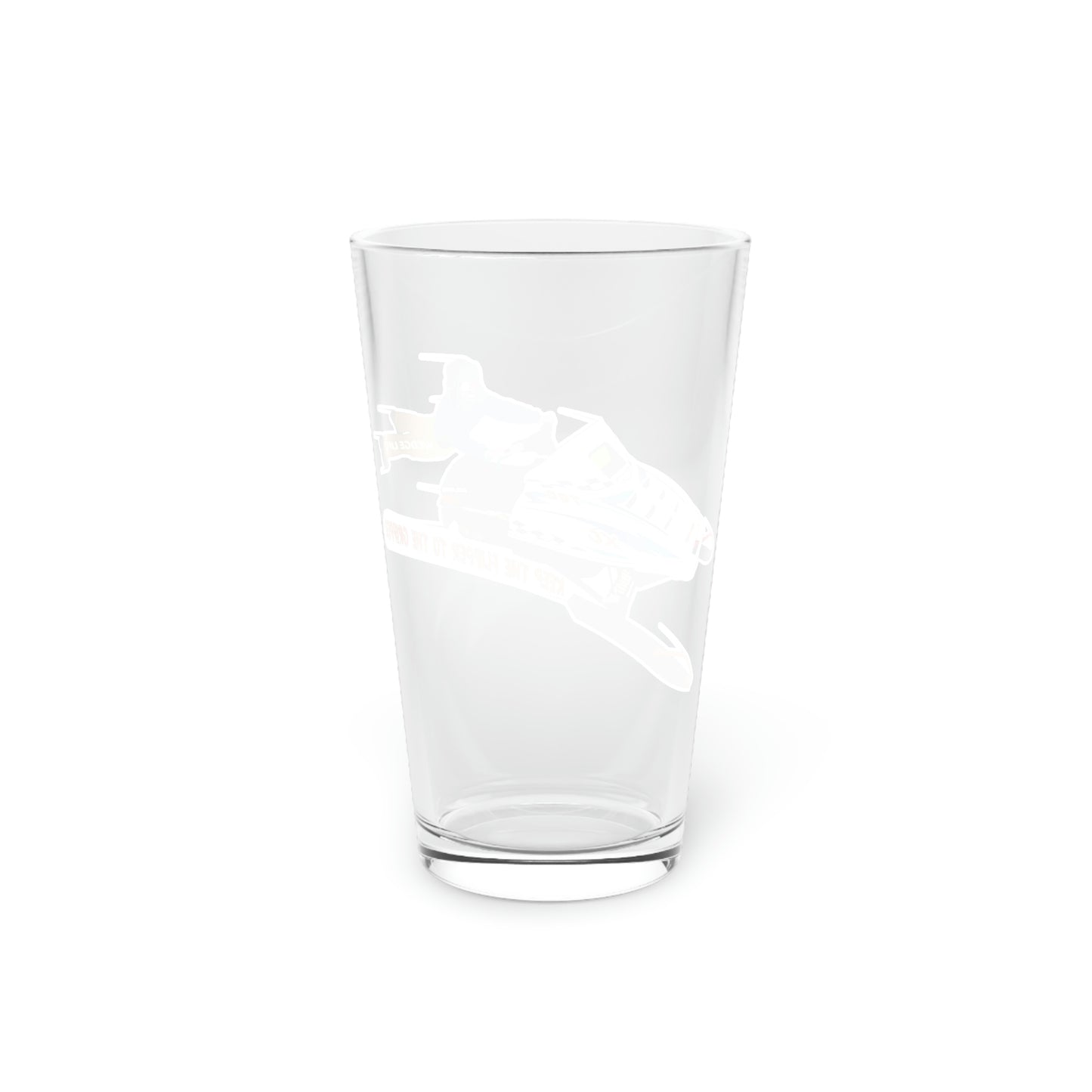 Flipper to the Gripper Glass Pint