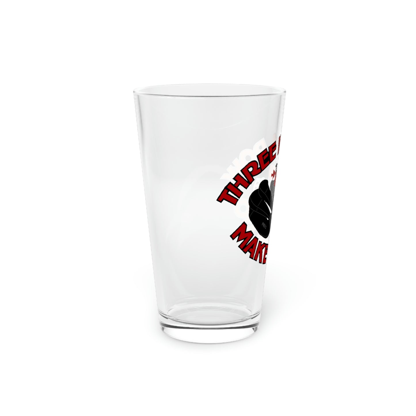 3 In A Row Pint Glass