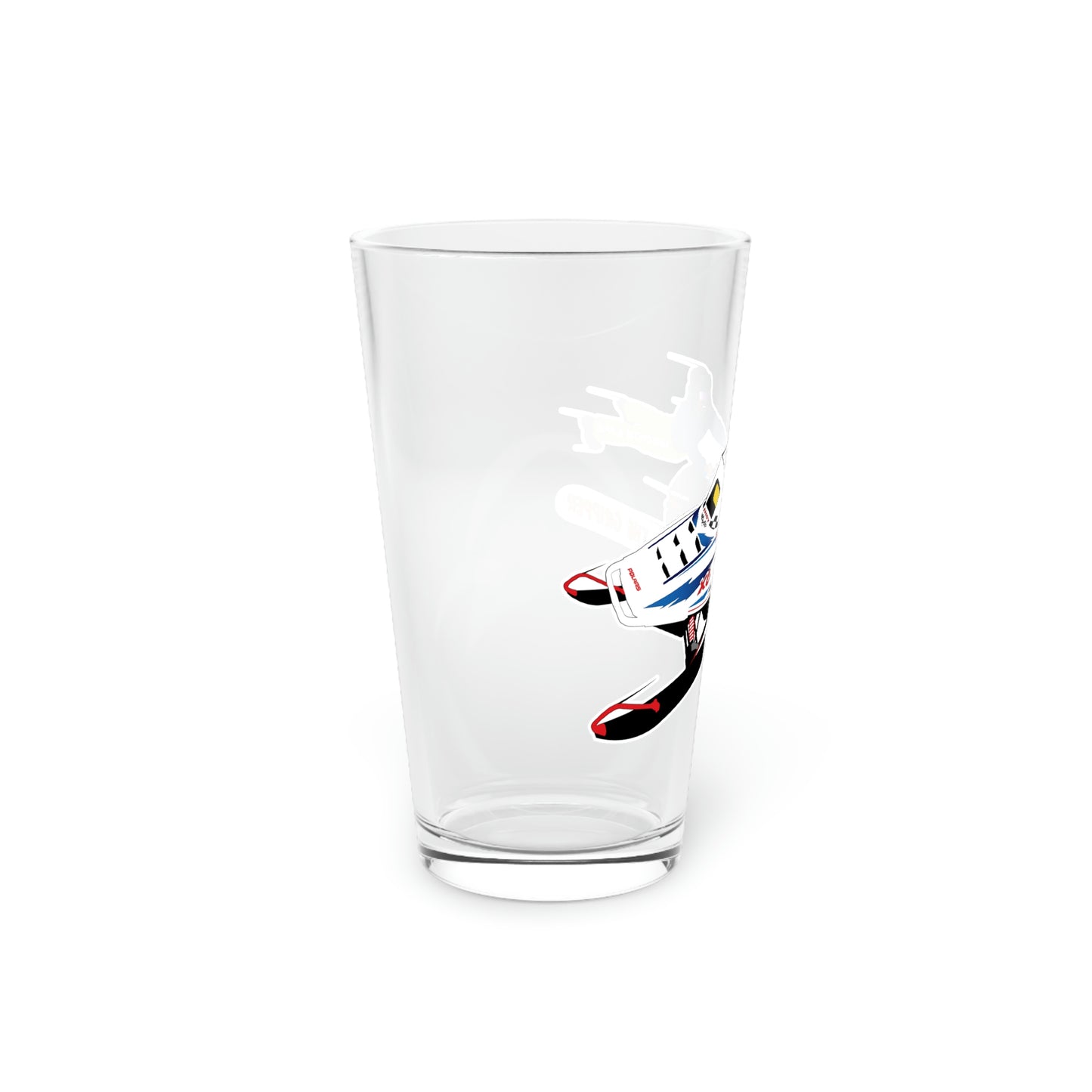 Flipper to the Gripper Glass Pint
