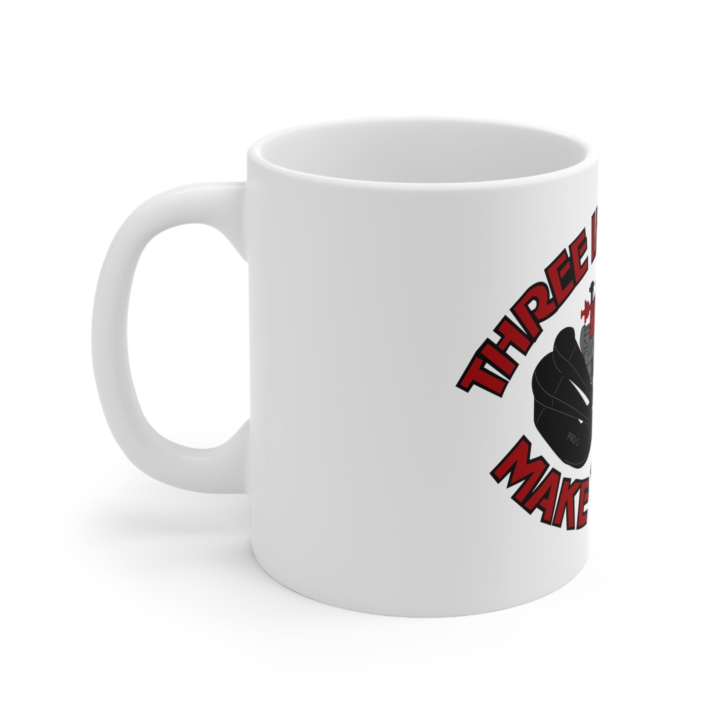 Three in a Row Ceramic Mug 11oz