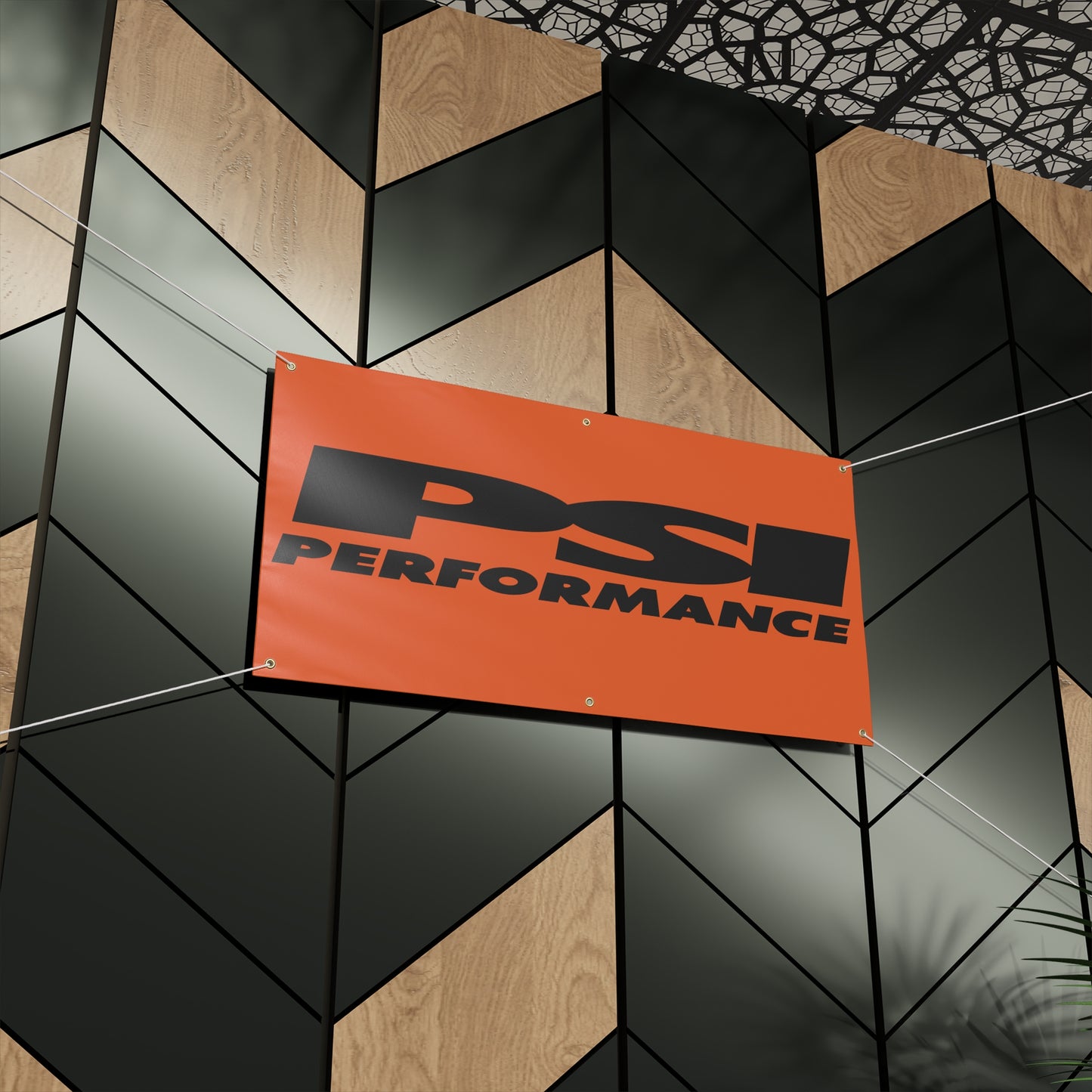 PSI Black/Orange Matte Banner