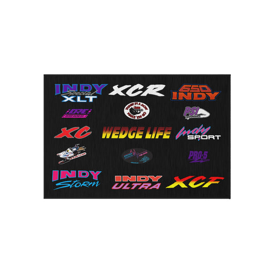 Wedge Life Logo Shop Rug