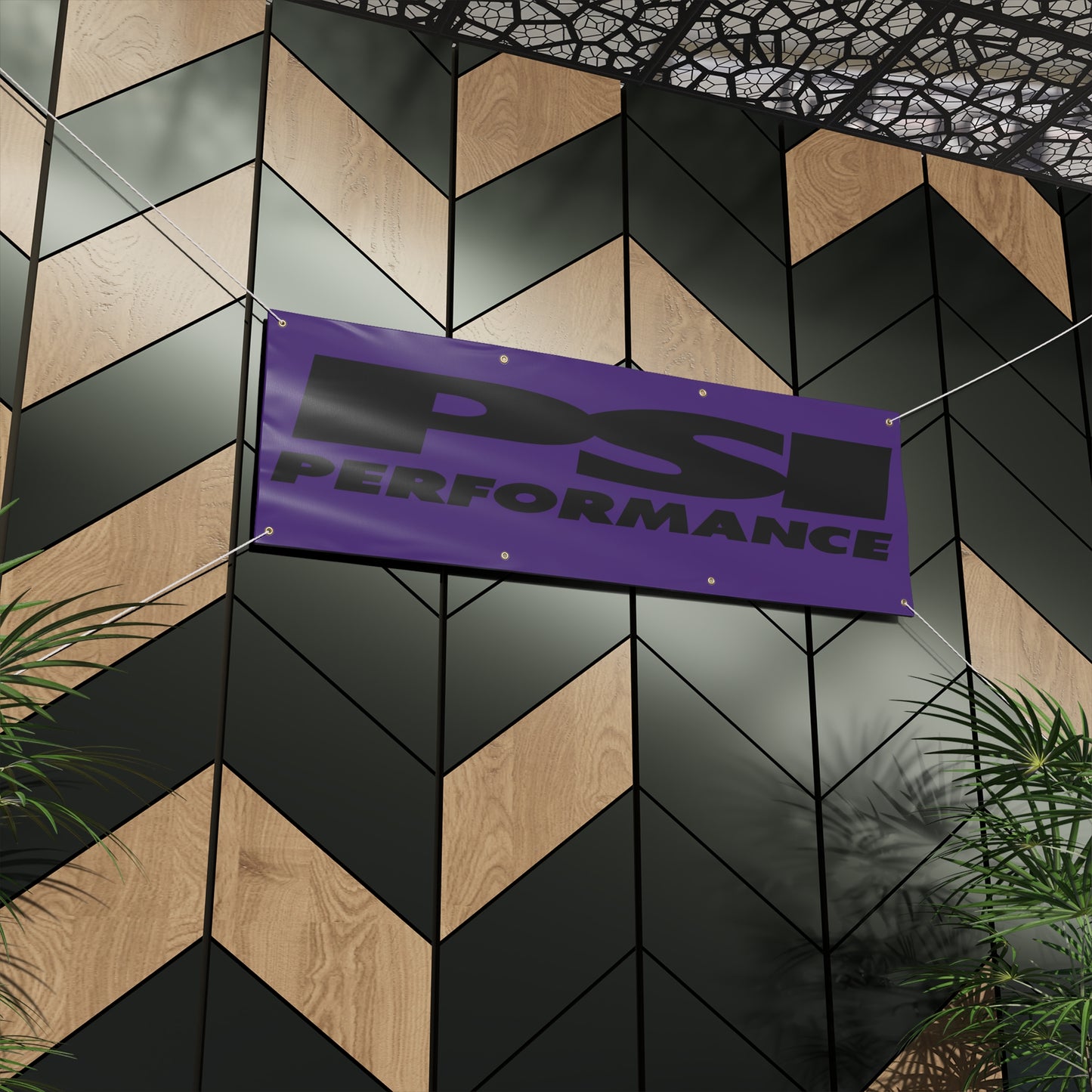 PSI Black/Purple Matte Banner