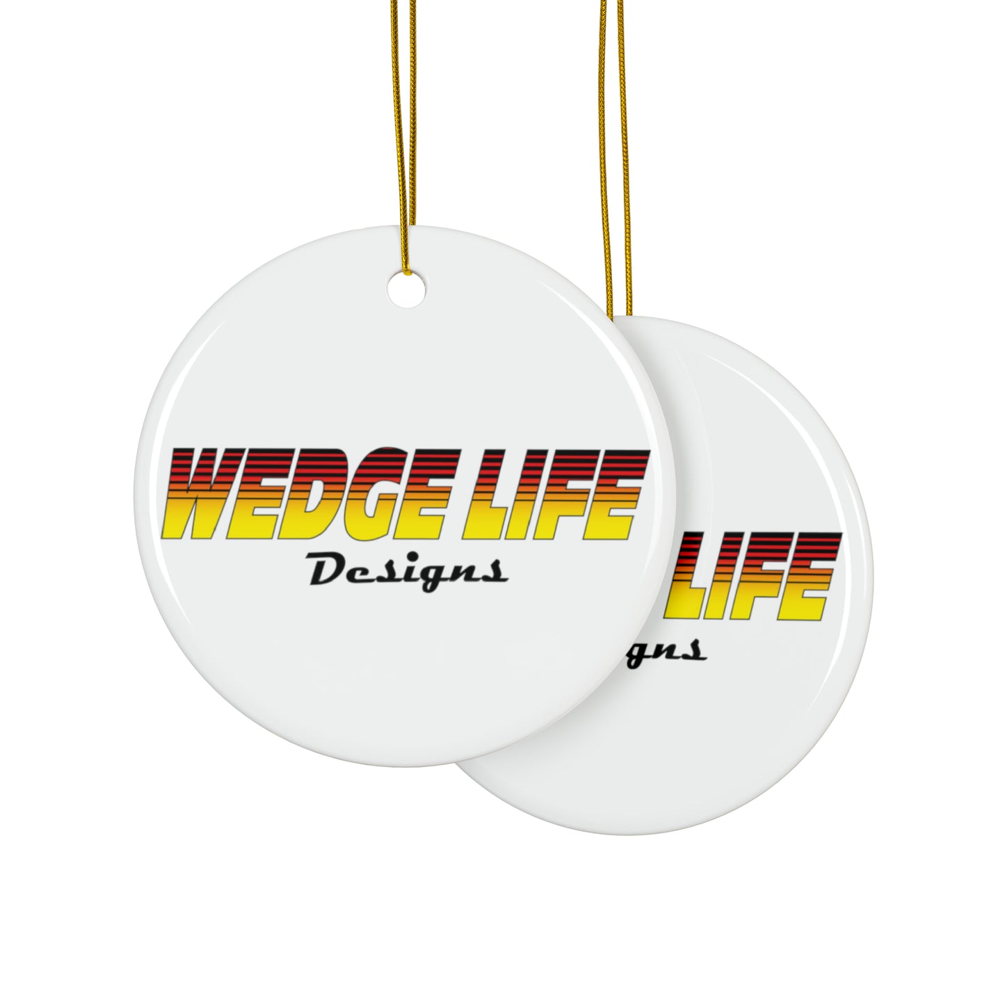 Wedge Life Designs Storm Ceramic Ornaments