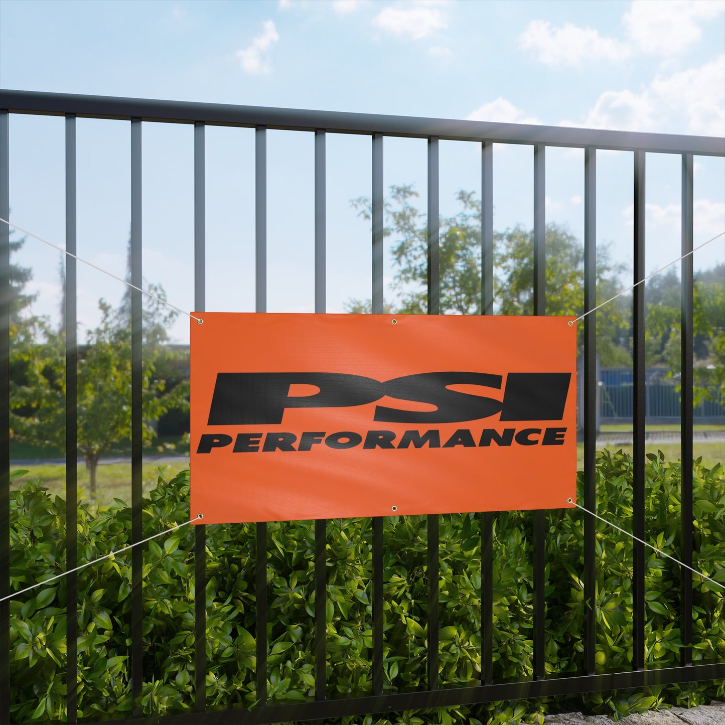 PSI Black/Orange Matte Banner
