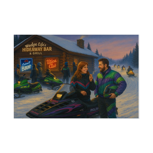 Wedge Life's Hideaway Rolled Poster (Ai Image)