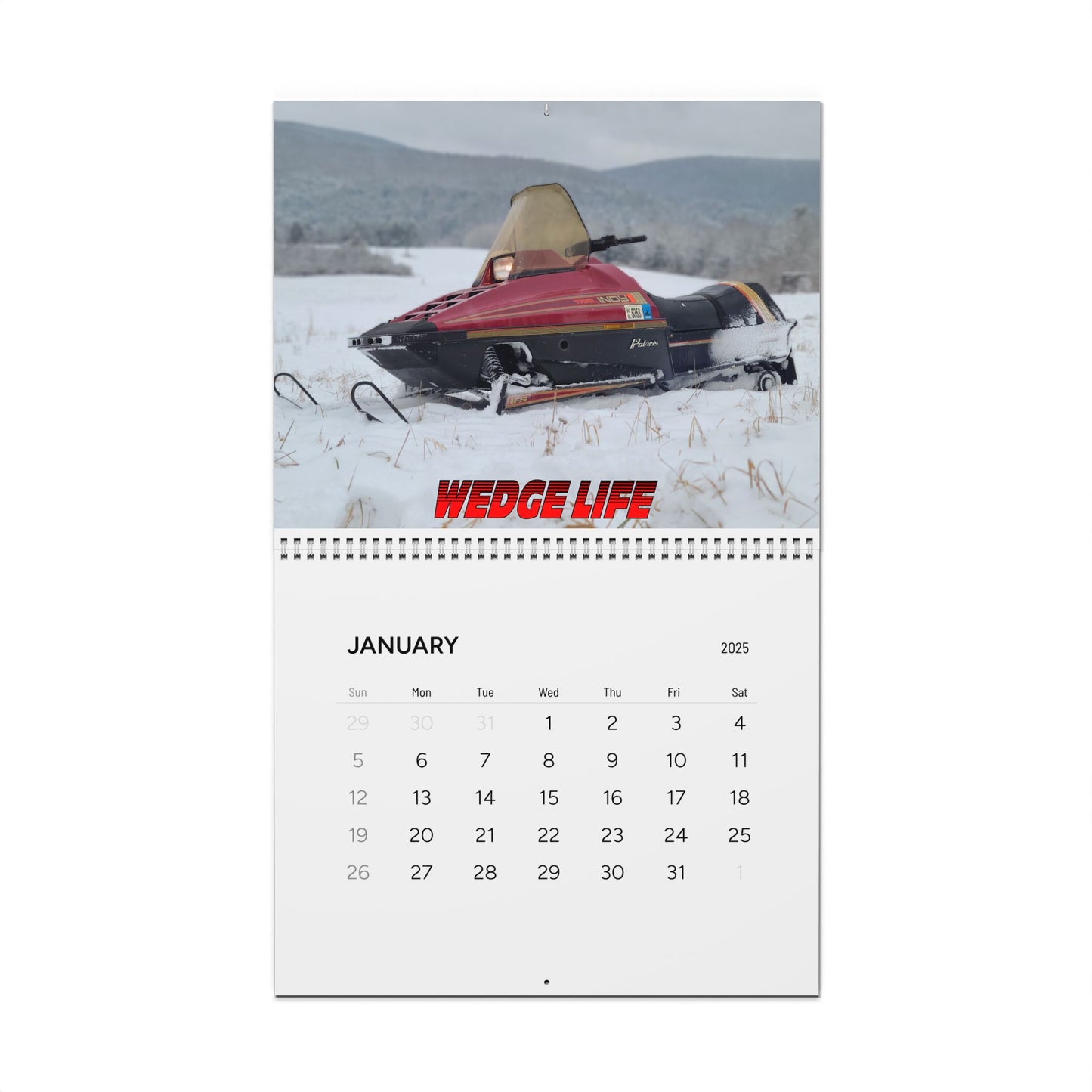 2025 Wedge Life Wall Calendar (US PRINTED)
