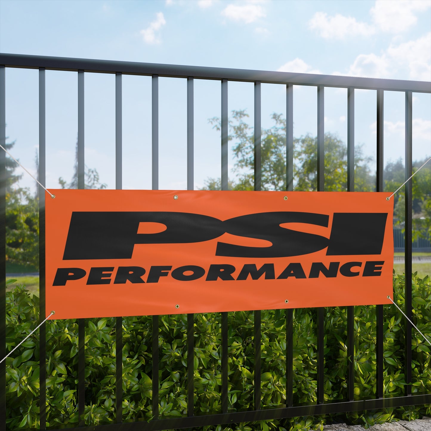 PSI Black/Orange Matte Banner