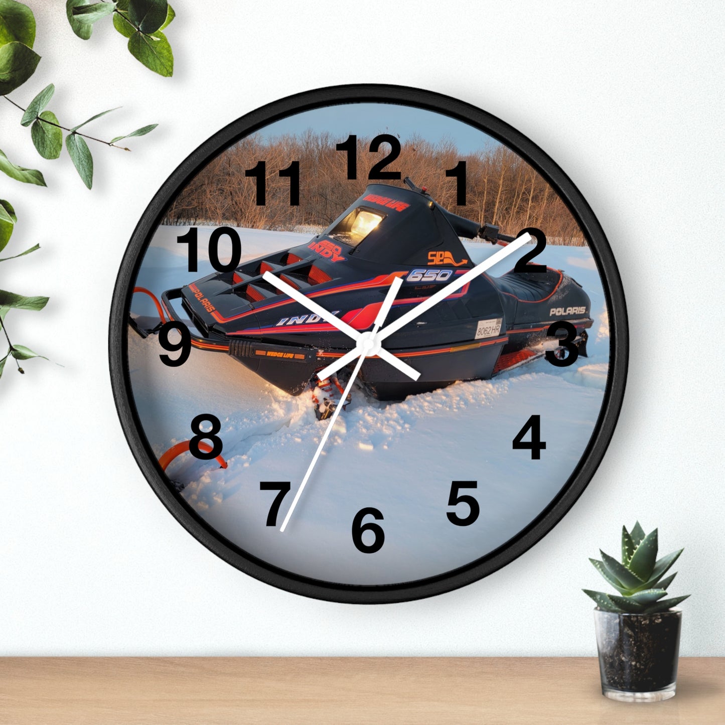 1992 650 Snow Drift Wall Clock
