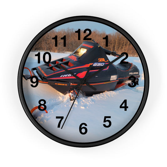 1992 650 Snow Drift Wall Clock