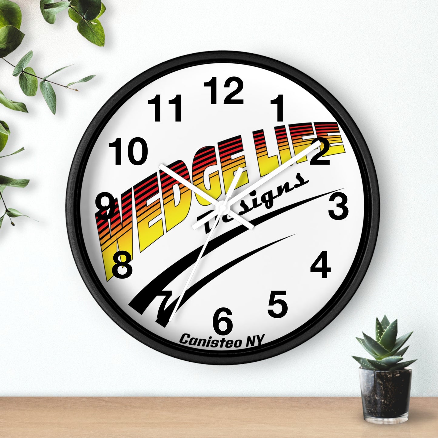 Wedge Life Wall Clock