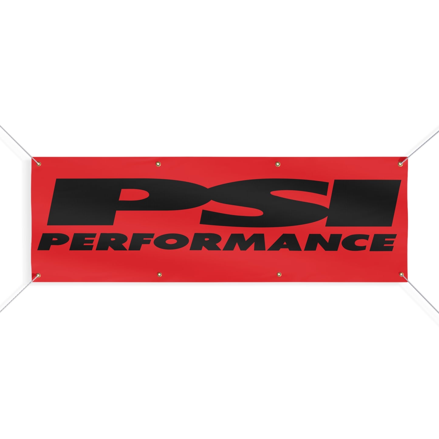 PSI Black/Red Matte Banner