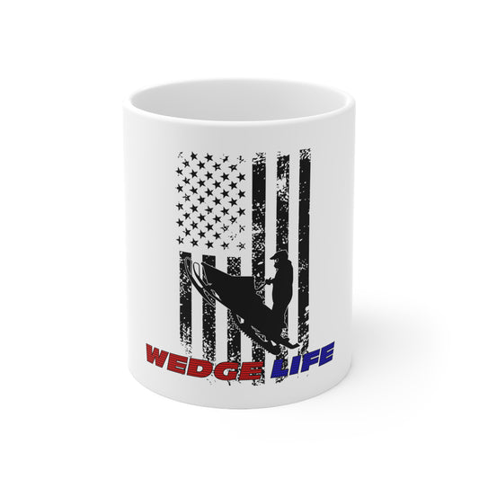 Wedge Life Merica Ceramic Mug 11oz