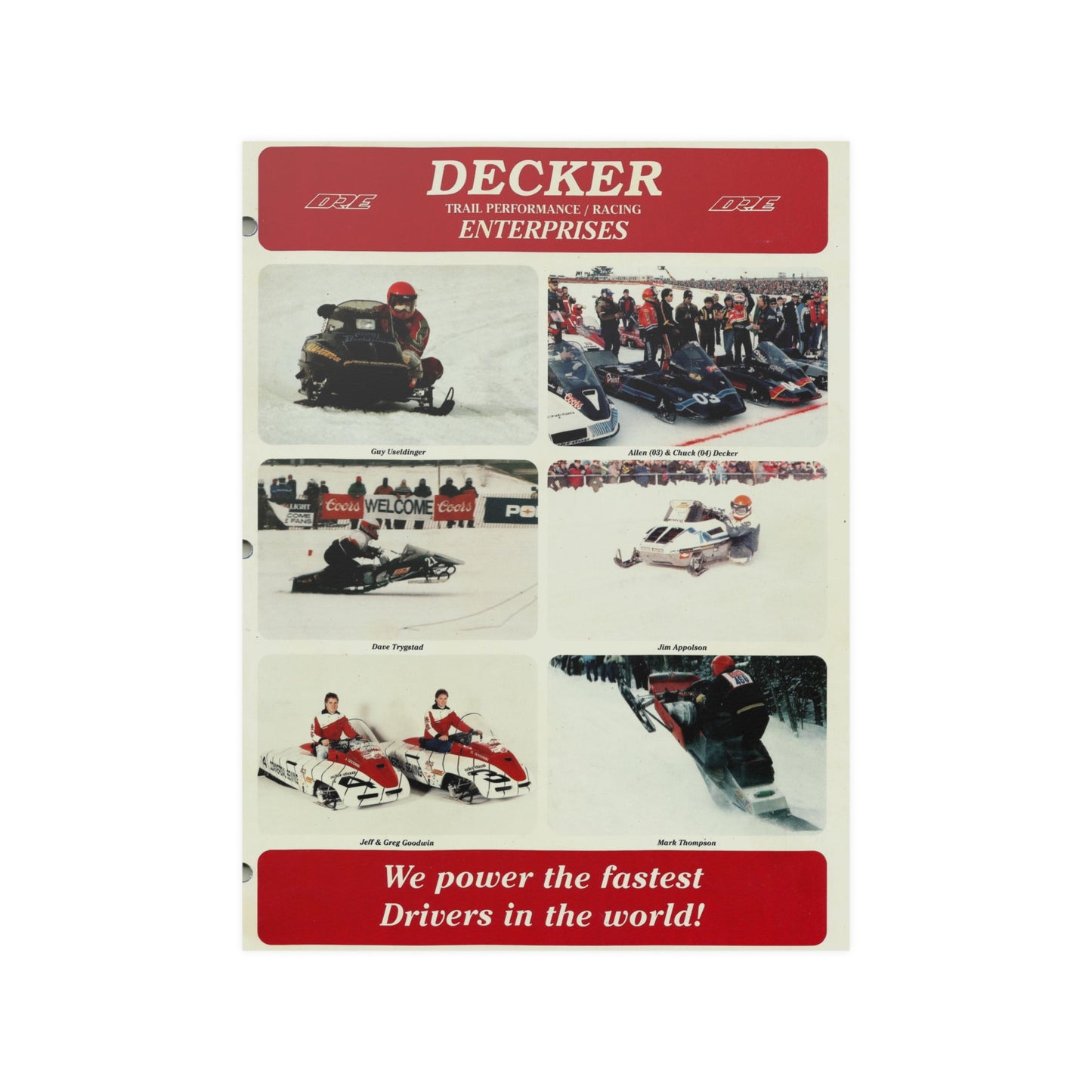 1990 Decker Satin Posters (210gsm)