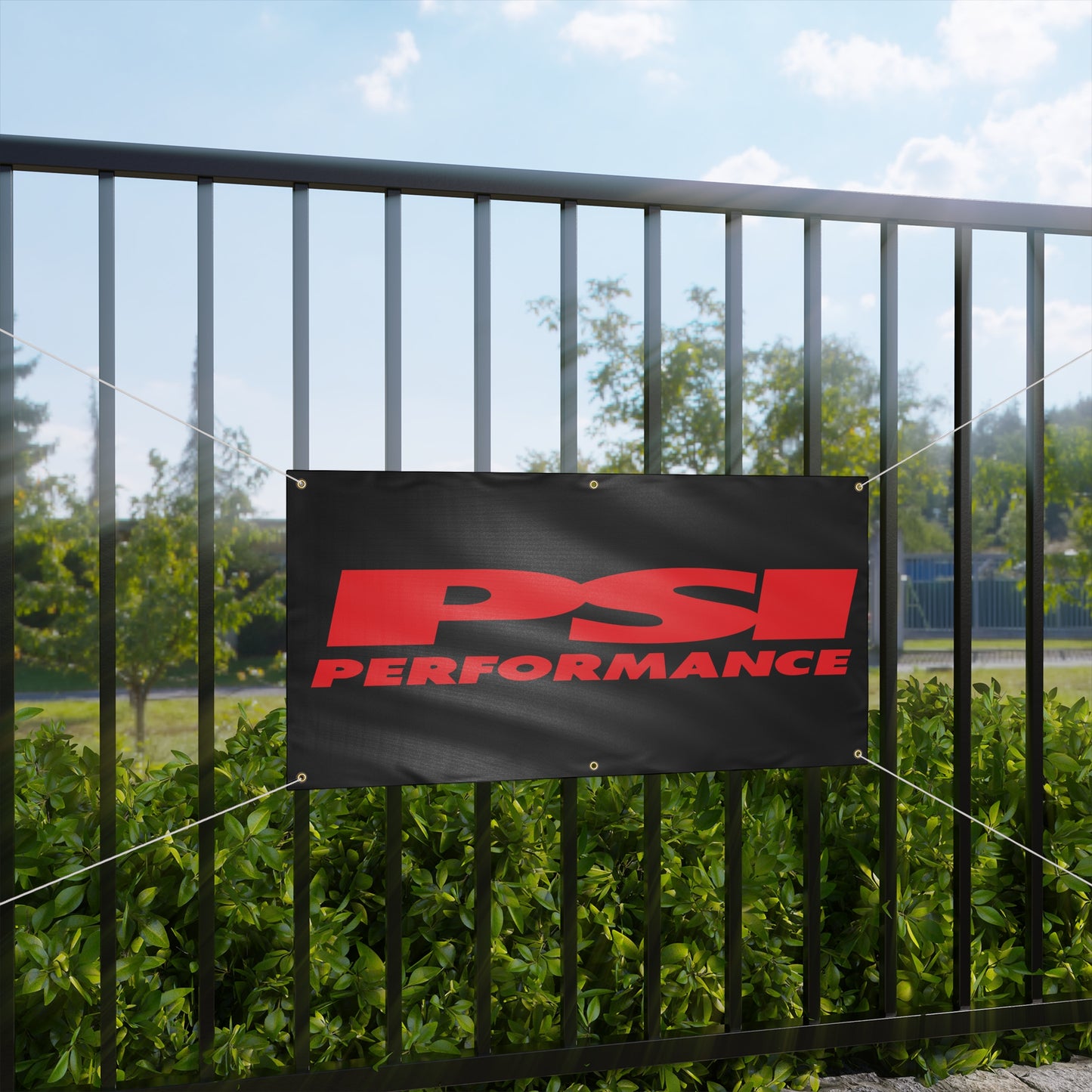 PSI Red/Black Matte Banner