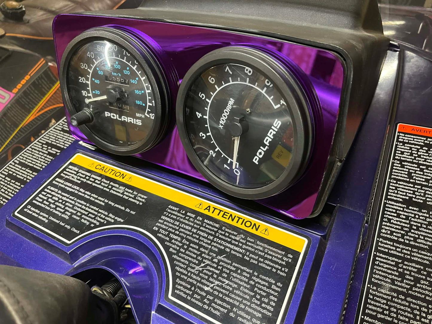 Wedge Chassis Large Gauge Dash Plates (Single Plate) For XC's (SUMMER SHIPPING DATES BELOW)